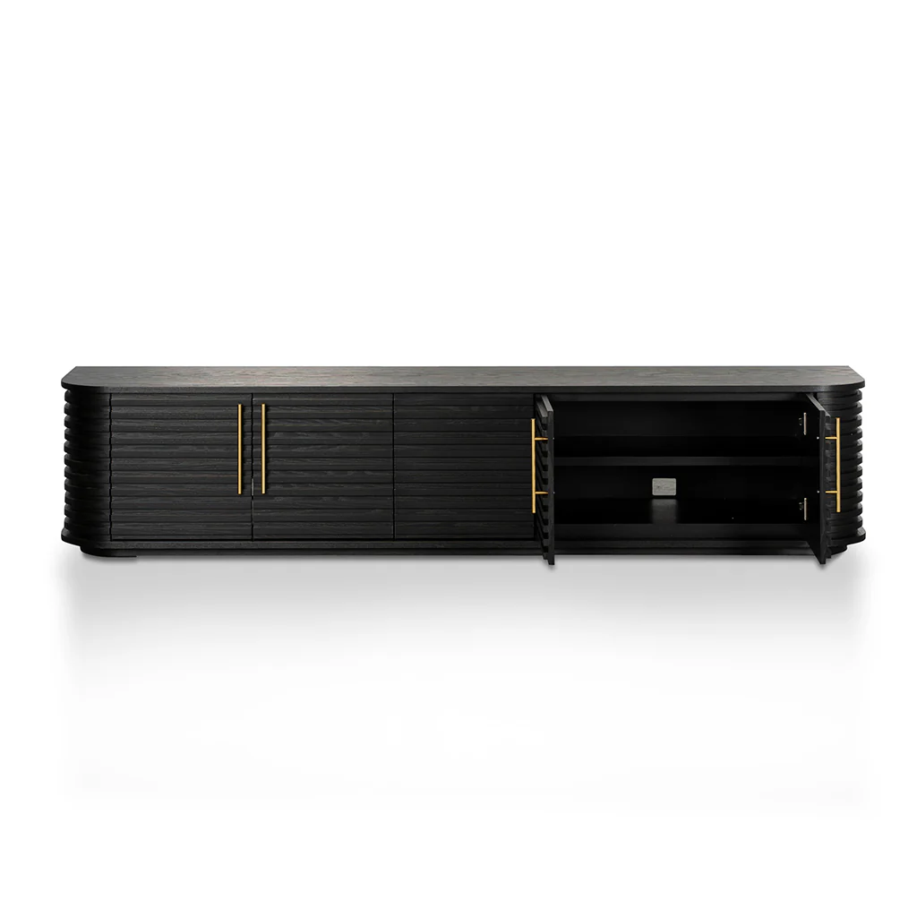CTV8228-VA 2.3m TV Entertainment Unit - Textured Espresso Black - Image 5