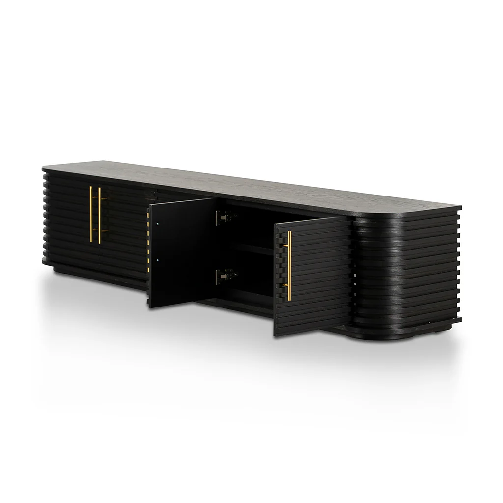 CTV8228-VA 2.3m TV Entertainment Unit - Textured Espresso Black - Image 6