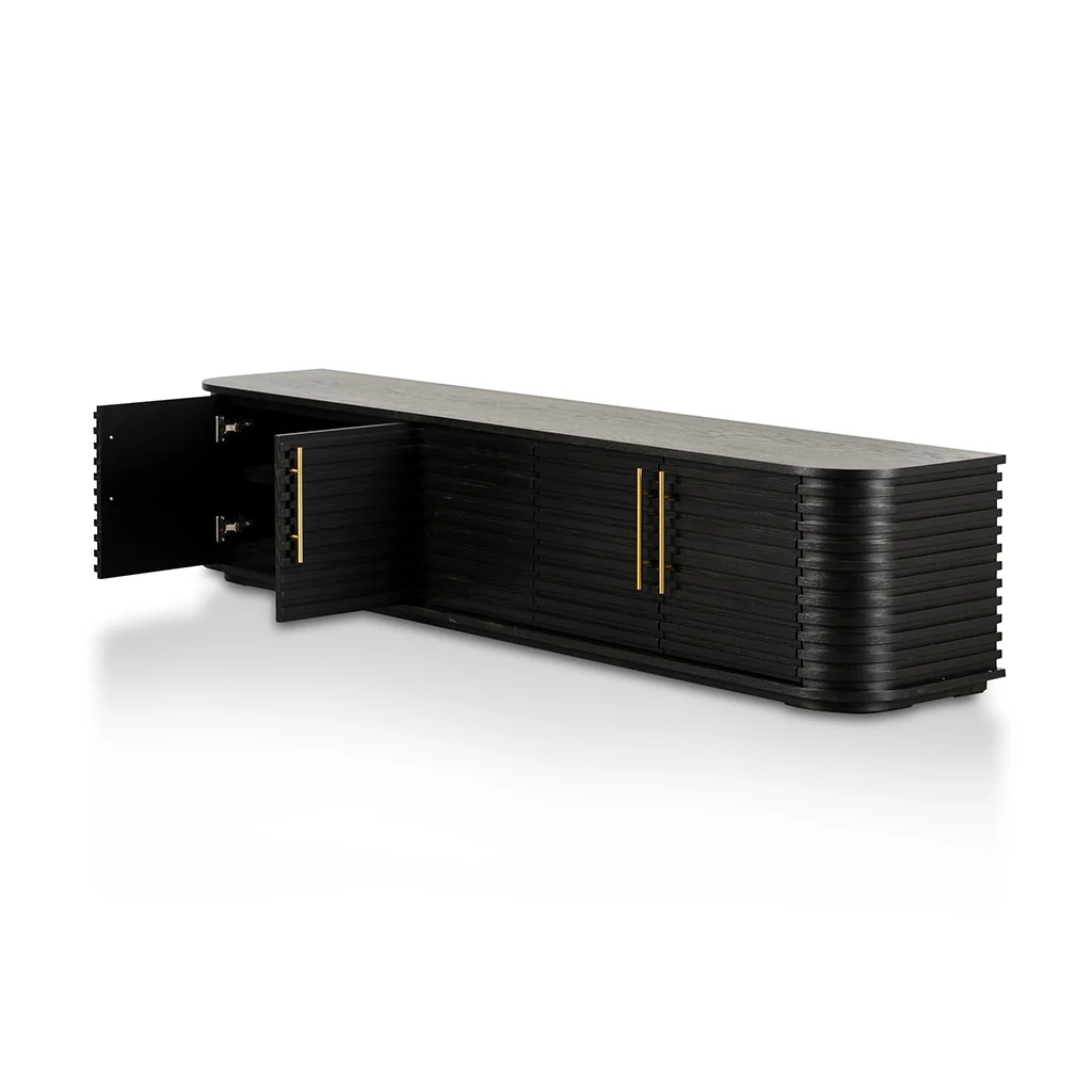 CTV8228-VA 2.3m TV Entertainment Unit - Textured Espresso Black - Image 7