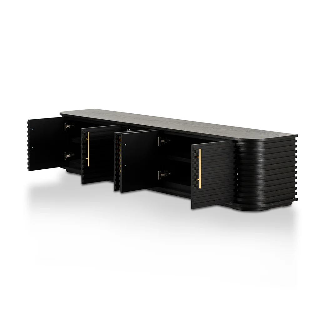 CTV8228-VA 2.3m TV Entertainment Unit - Textured Espresso Black - Image 8