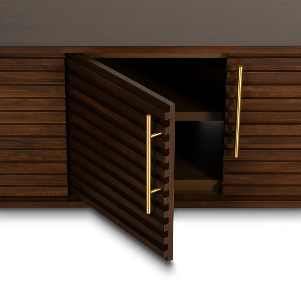CTV8229-VA 2.3m TV Entertainment Unit - Walnut - Image 6