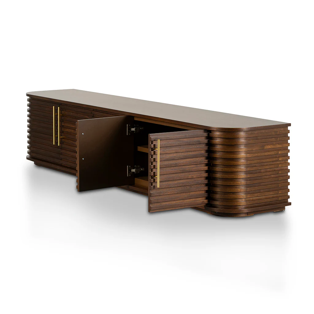 CTV8229-VA 2.3m TV Entertainment Unit - Walnut - Image 8