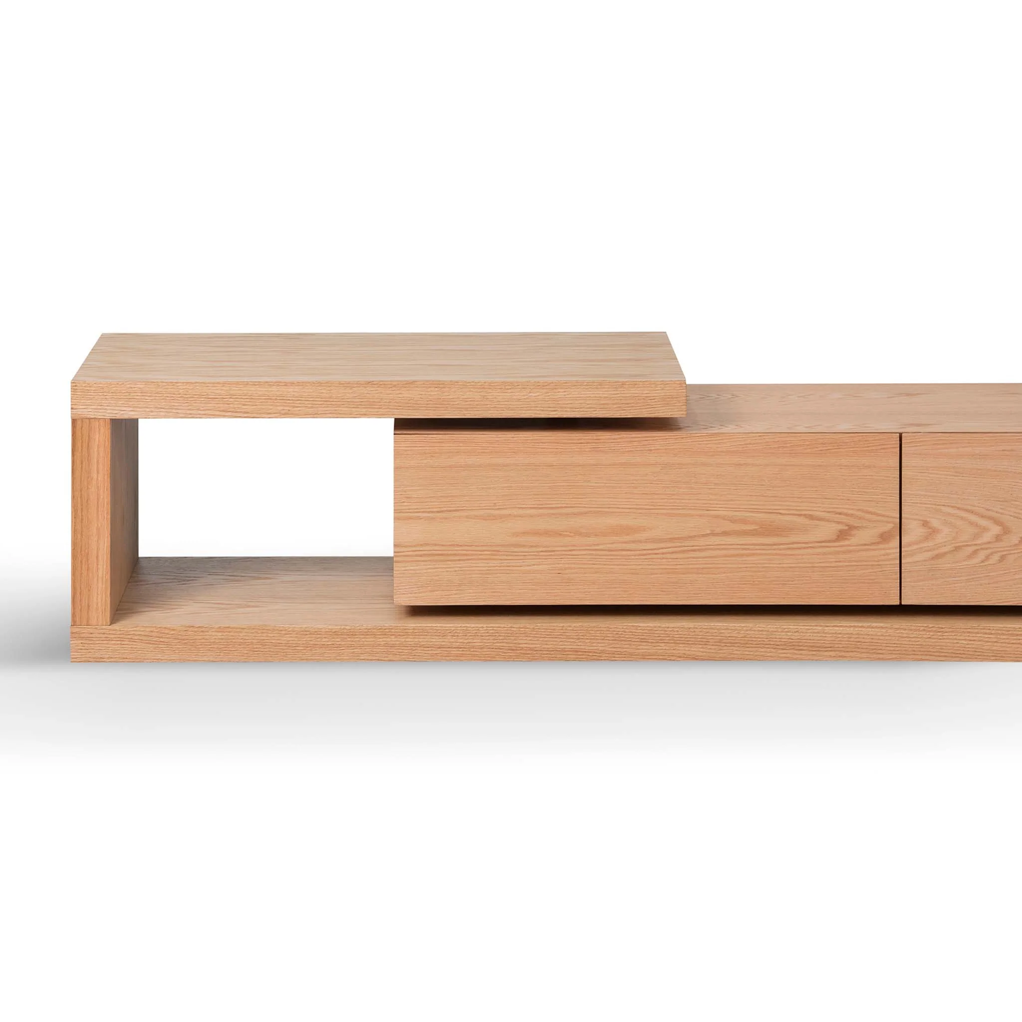 CTV8230-BB Extendable TV Entertainment Unit - Natural - Image 4