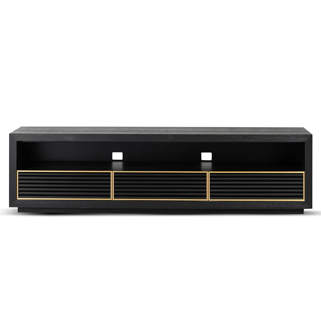 CTV8273-VA 2m TV Entertainment Unit - Textured Espresso Black - Image 2