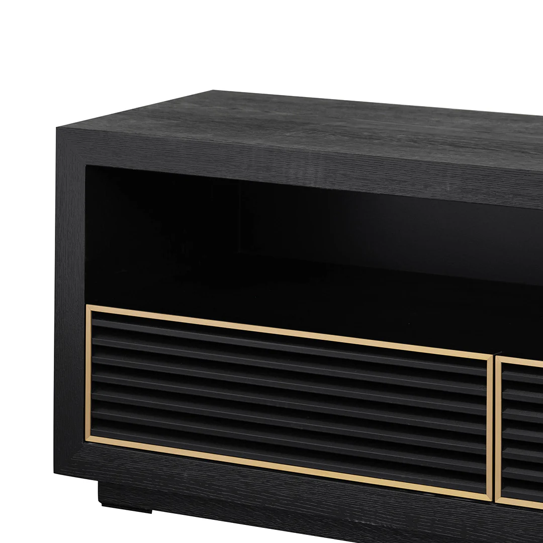 CTV8273-VA 2m TV Entertainment Unit - Textured Espresso Black - Image 4