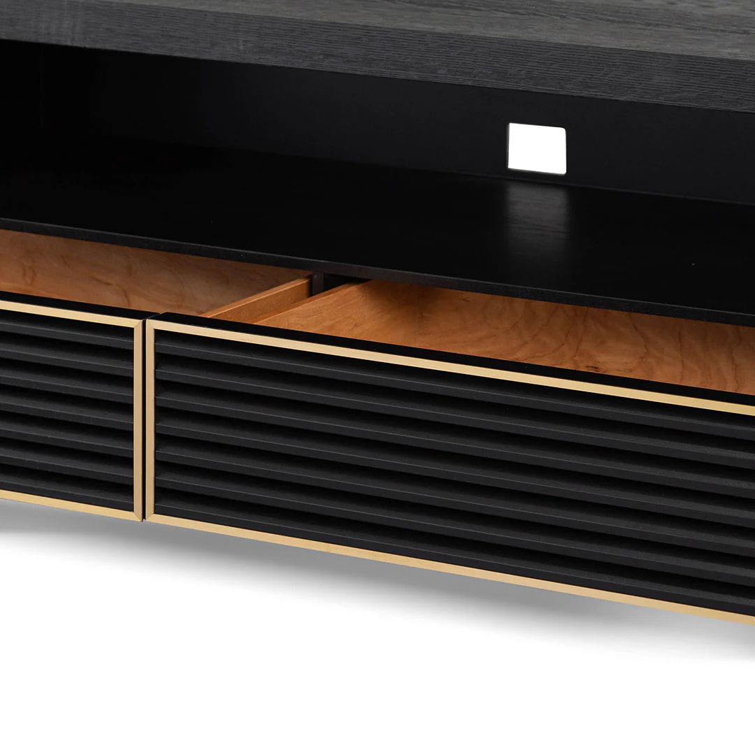 CTV8273-VA 2m TV Entertainment Unit - Textured Espresso Black - Image 7