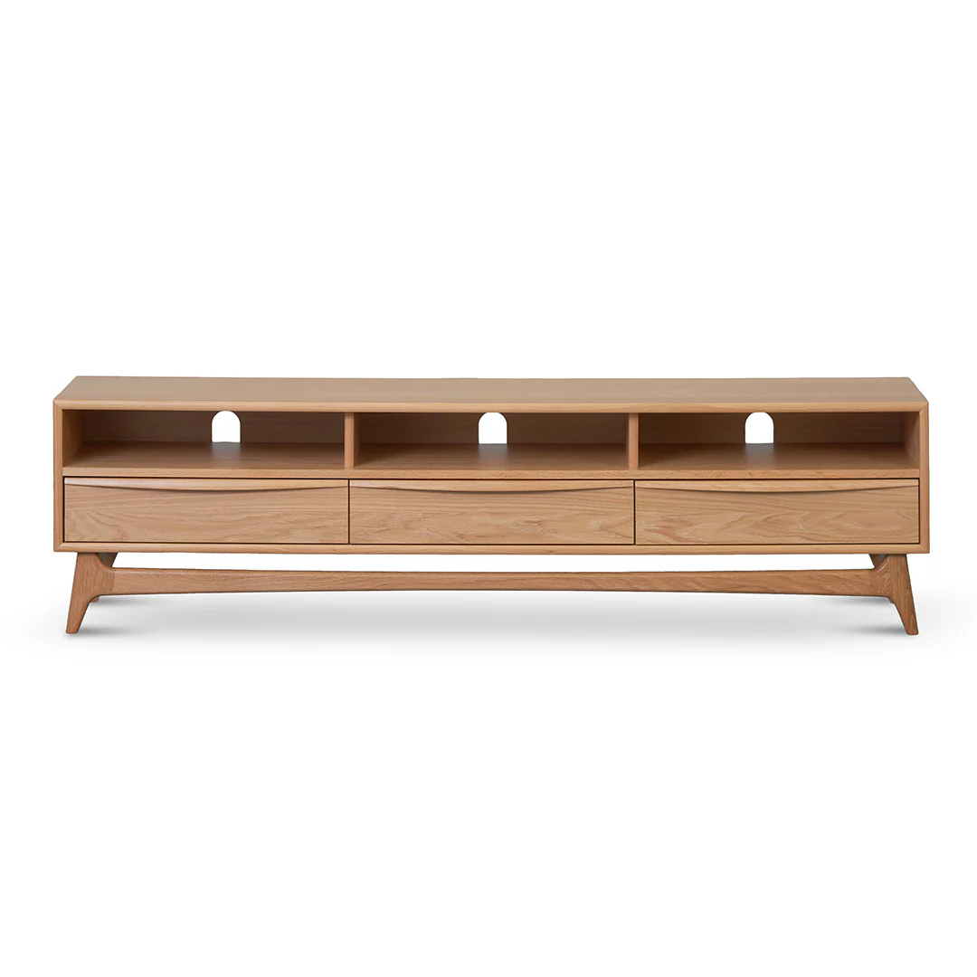 CTV8386-VN Wide TV Entertainment Unit - Natural Oak - Image 5