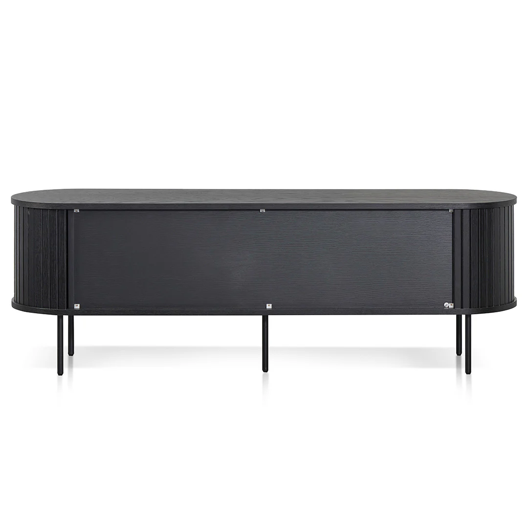 CTV8432-KD 1.6m TV Entertainment Unit - Full Black - Image 6
