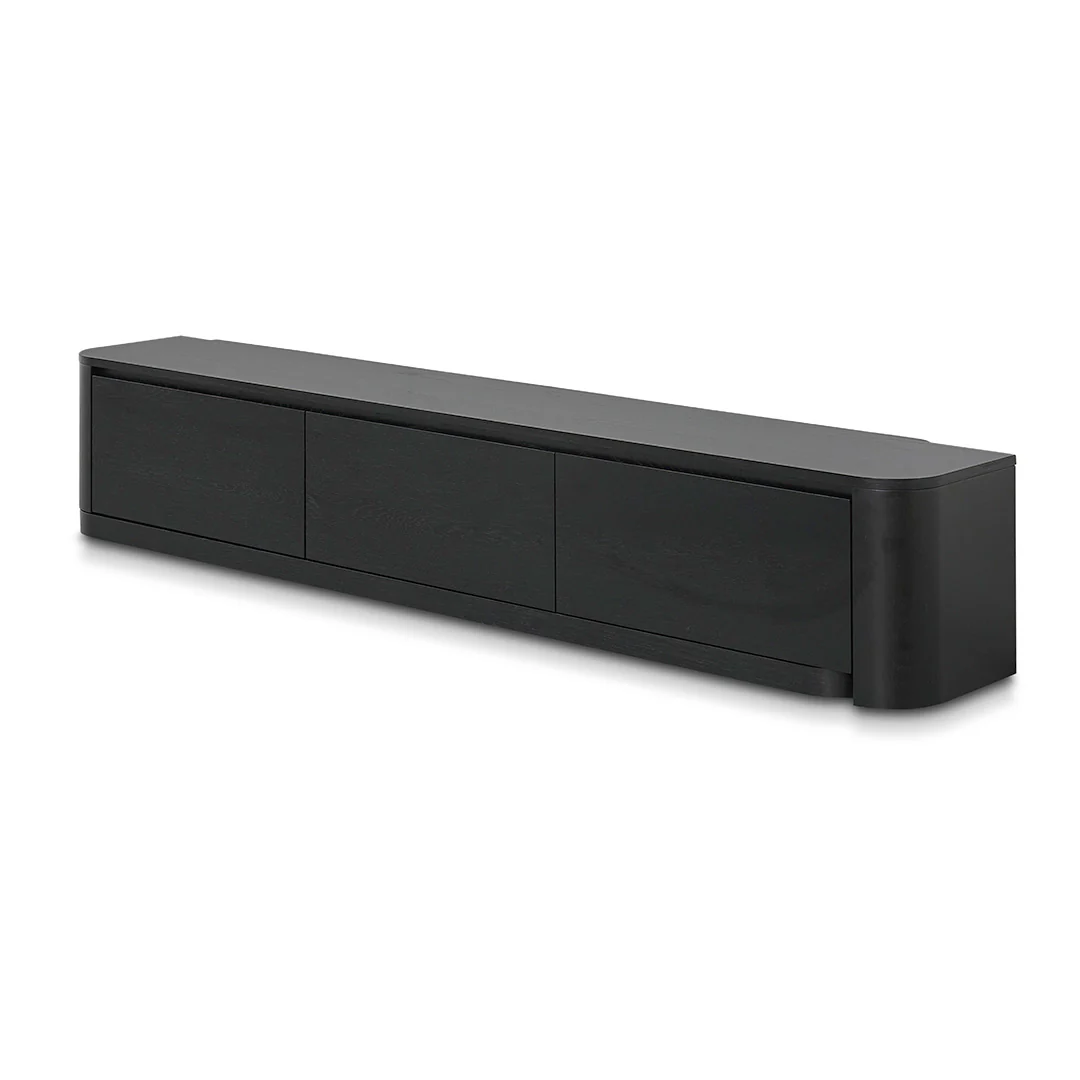 CTV8484-CN Expandable TV Entertainment Unit - Full Black Oak - Image 2