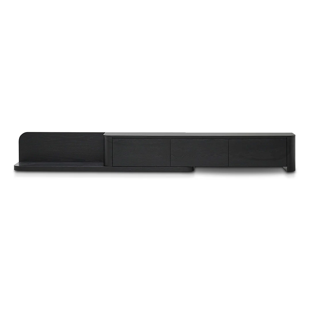 CTV8484-CN Expandable TV Entertainment Unit - Full Black Oak - Image 3