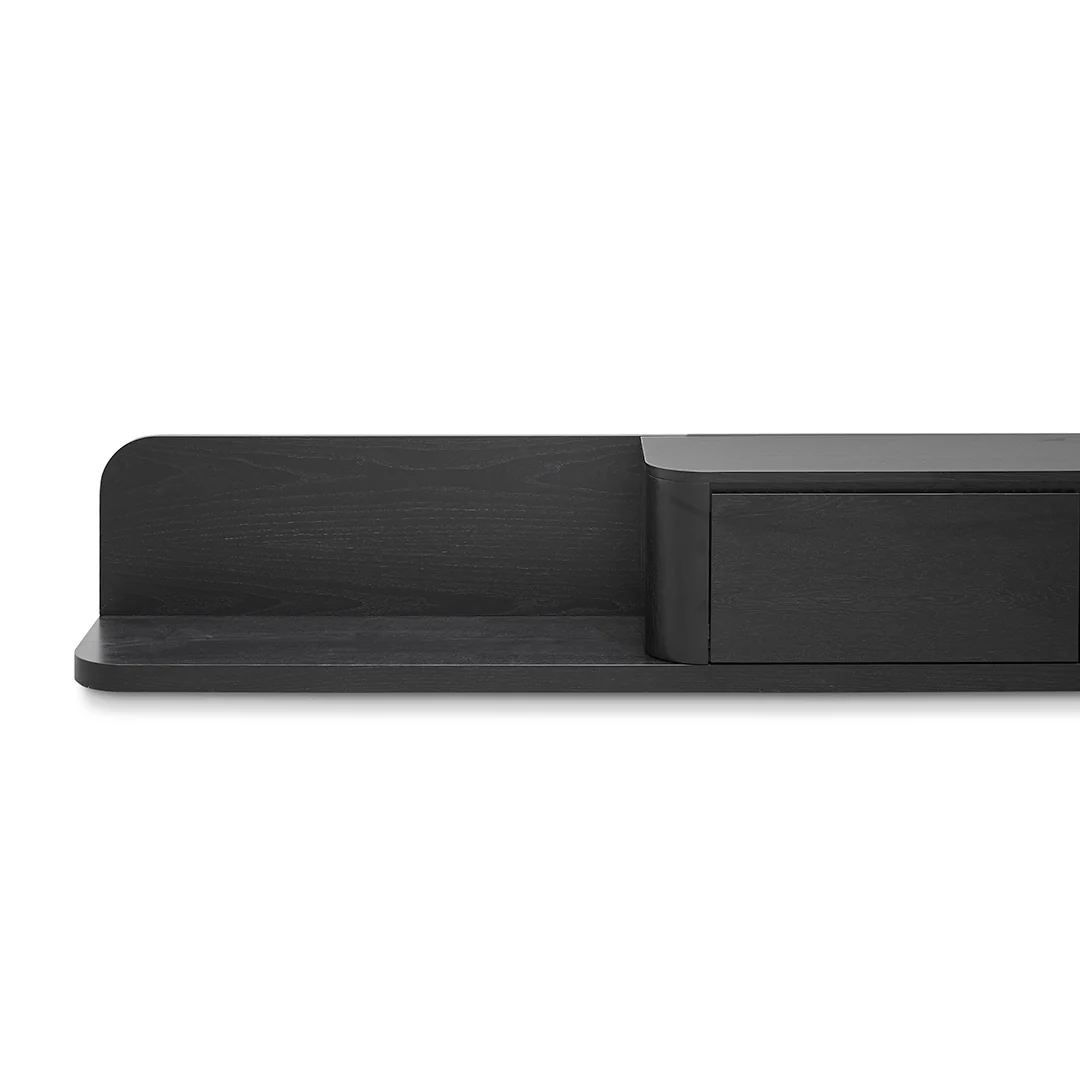 CTV8484-CN Expandable TV Entertainment Unit - Full Black Oak - Image 4