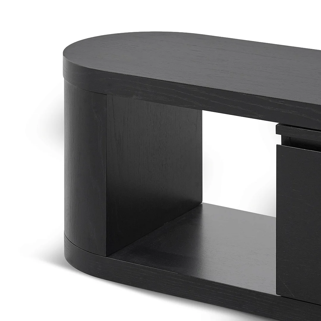 CTV8486-CN Extendable TV Entertainment Unit - Full Black Oak - Image 10