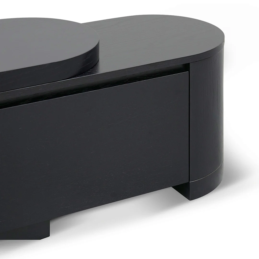 CTV8486-CN Extendable TV Entertainment Unit - Full Black Oak - Image 11