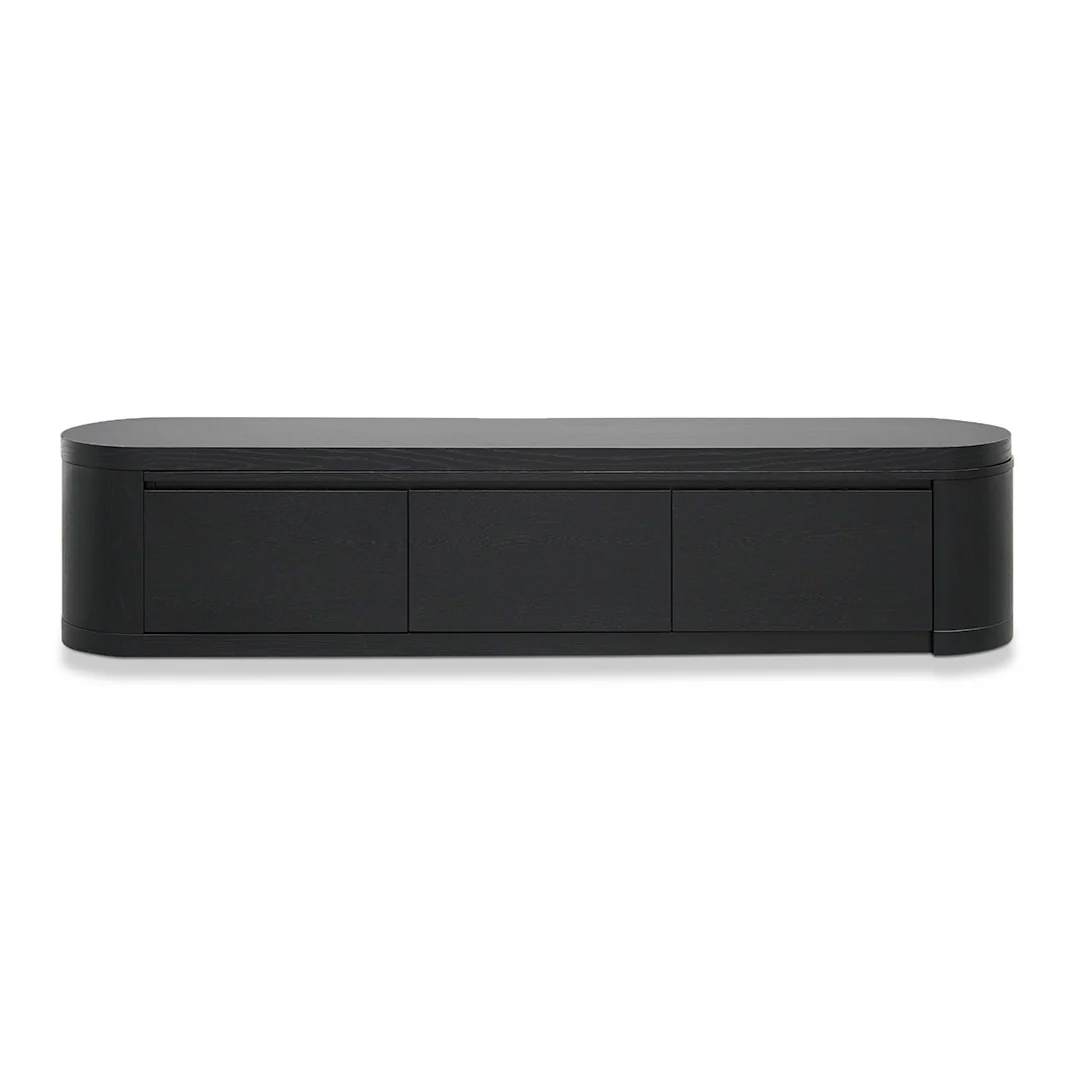 CTV8486-CN Extendable TV Entertainment Unit - Full Black Oak - Image 2