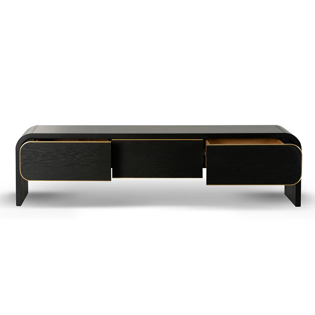 CTV8526-VA 2m TV Entertainment Unit - Textured Espresso Black - Image 6