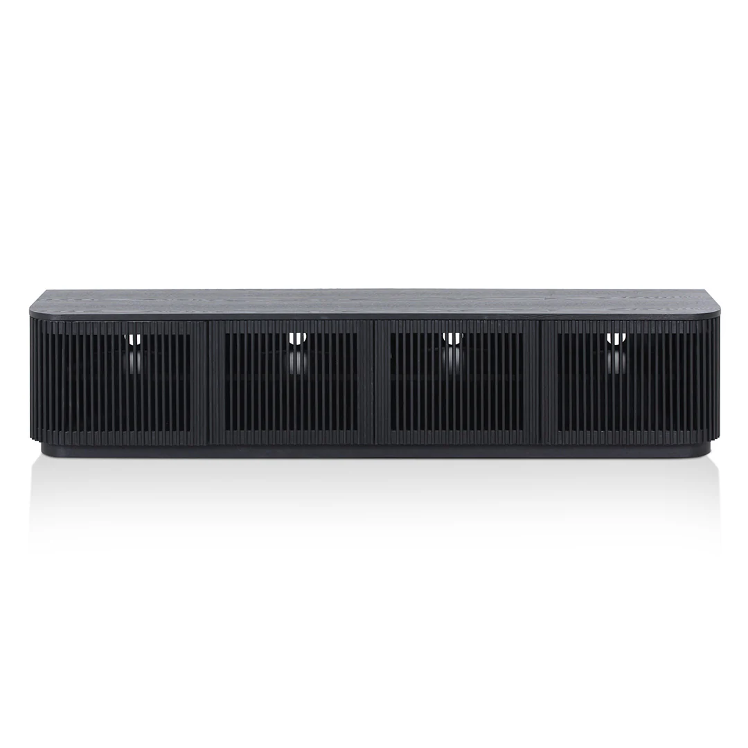CTV8580-DW 2m TV Unit - Full Black - Image 2