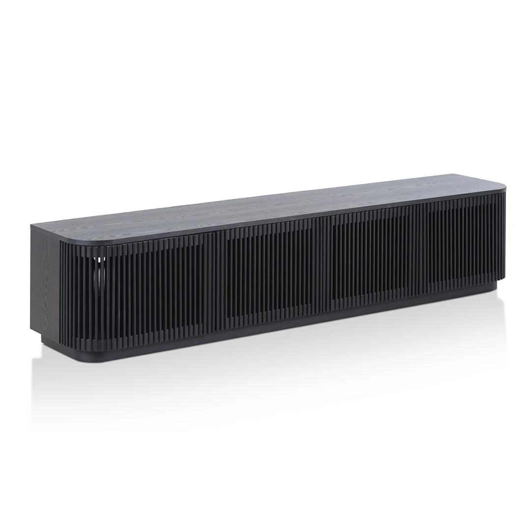 CTV8580-DW 2m TV Unit - Full Black - Image 3
