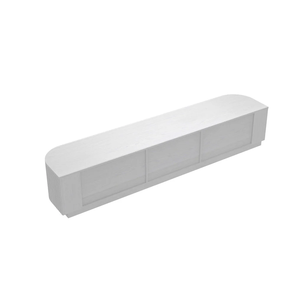CTV8591-CN 2.4m TV Entertainment Unit - Full White Oak - Image 3