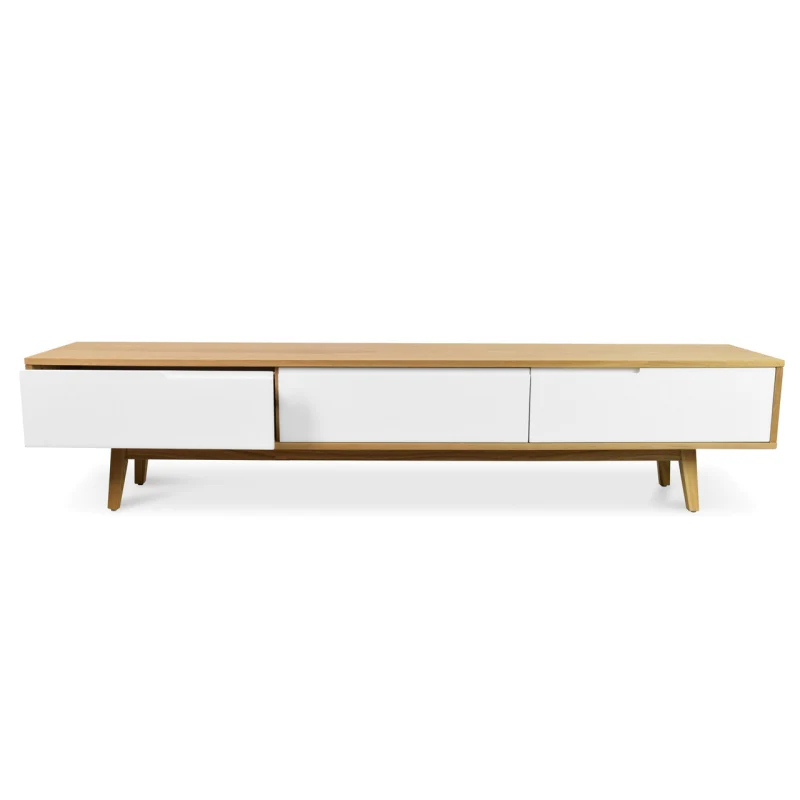 CTV861-DW 2.1m TV Entertainment Unit - Lowline - Natural - Image 4