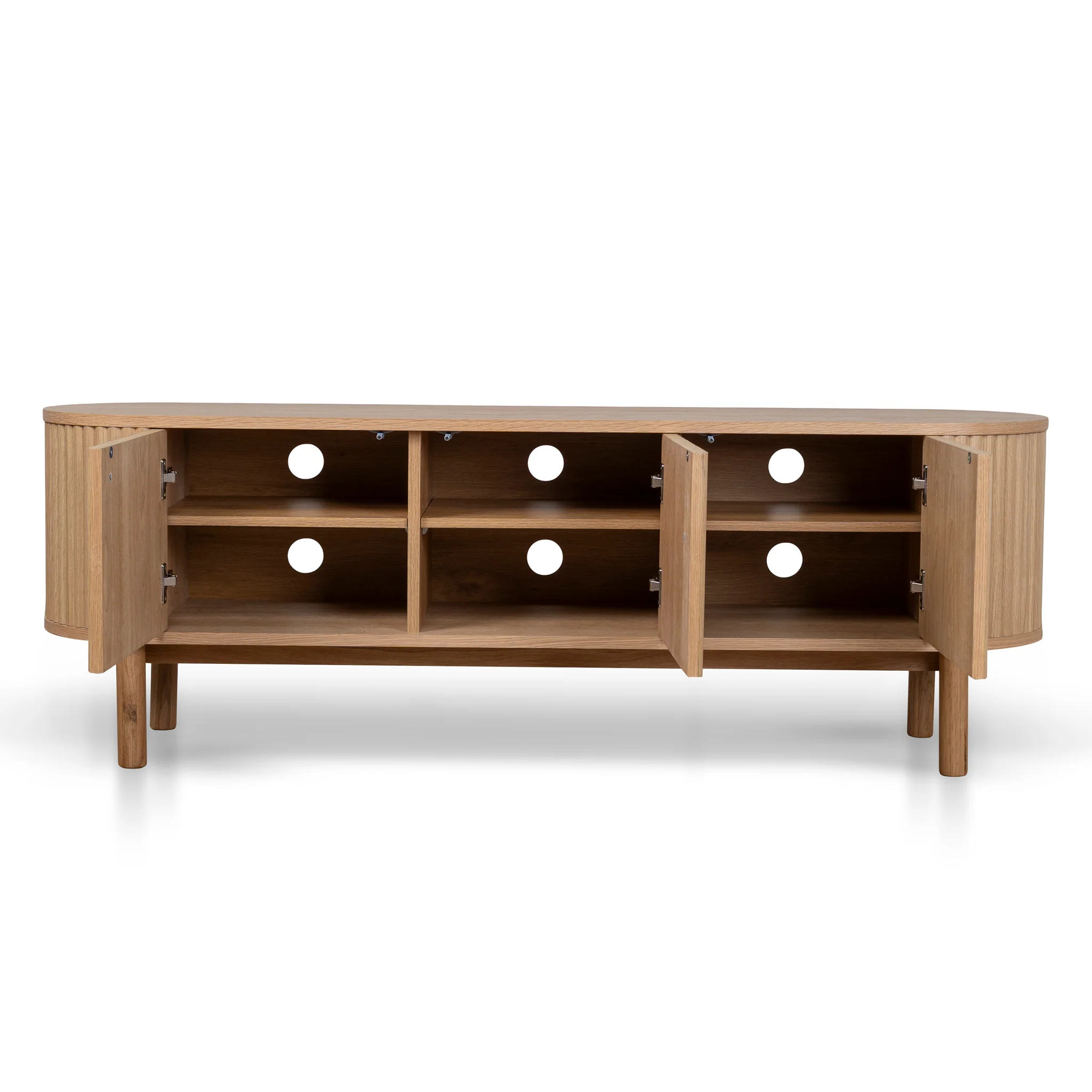CTV8615-KD 1.6m TV Entertainment Unit - Natural - Image 4