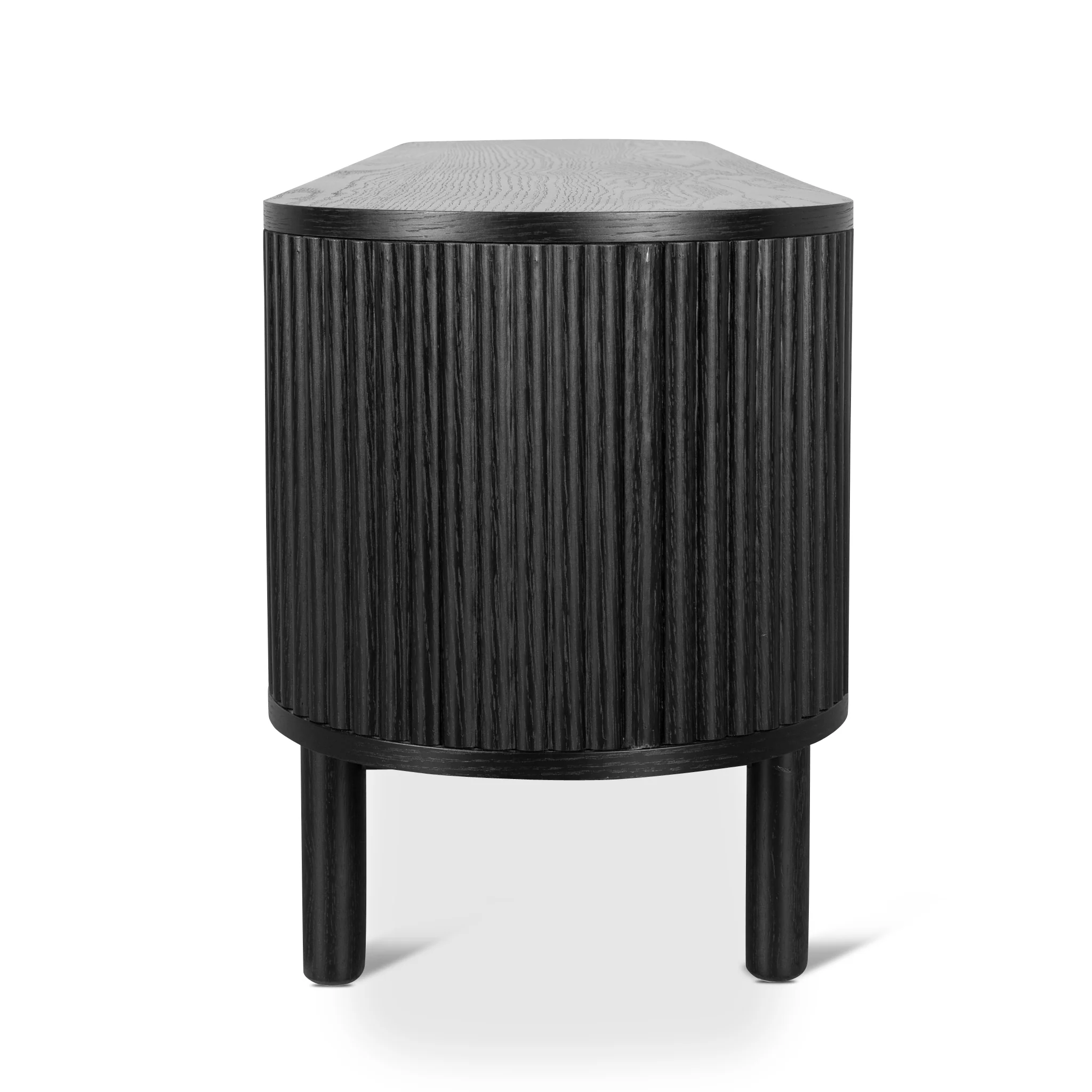 CTV8618-KD 2m TV Entertainment Unit - Full Black - Image 6