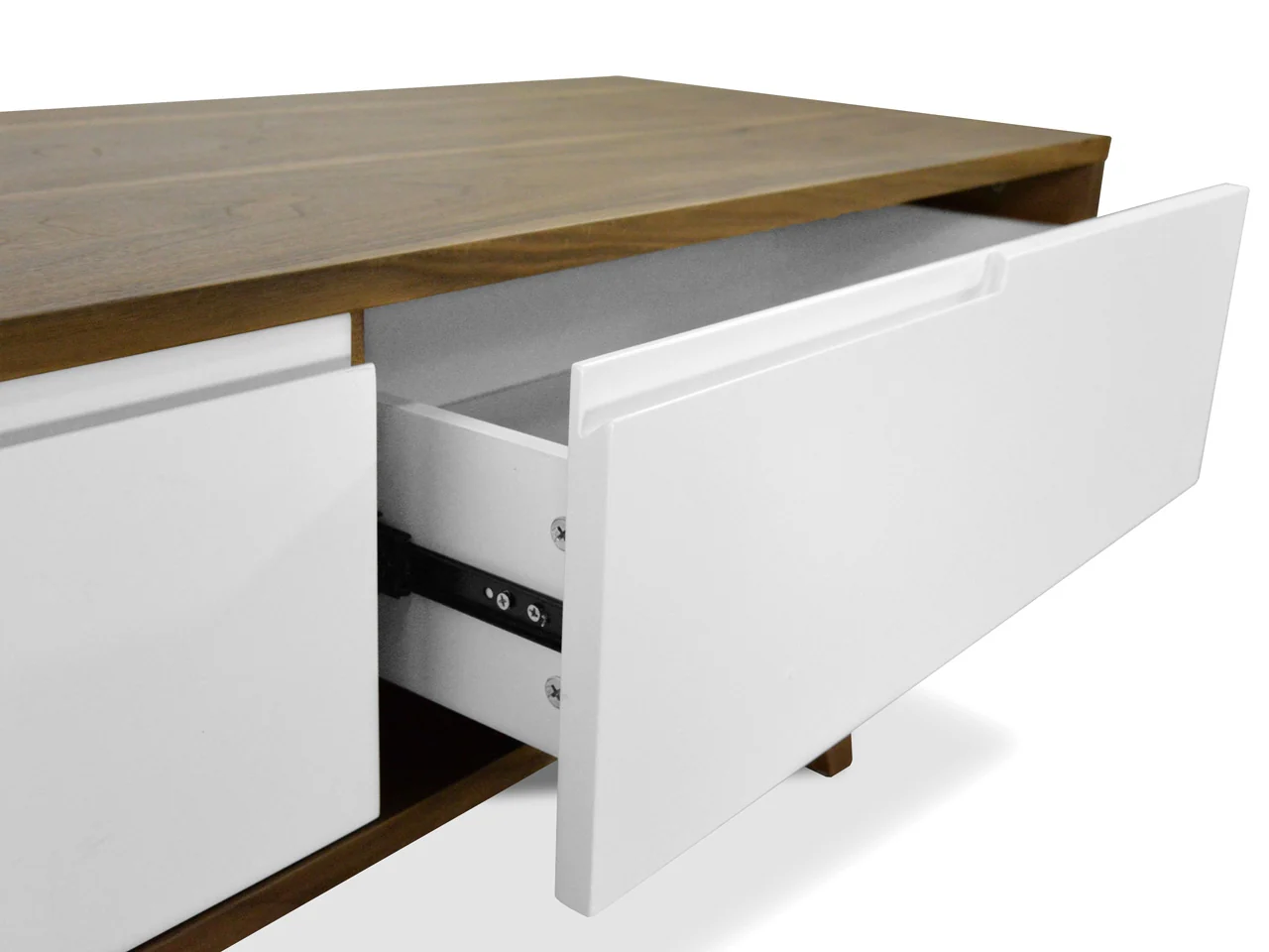 CTV862-DW 2.1m Lowline TV Entertainment Unit - Walnut - Image 5