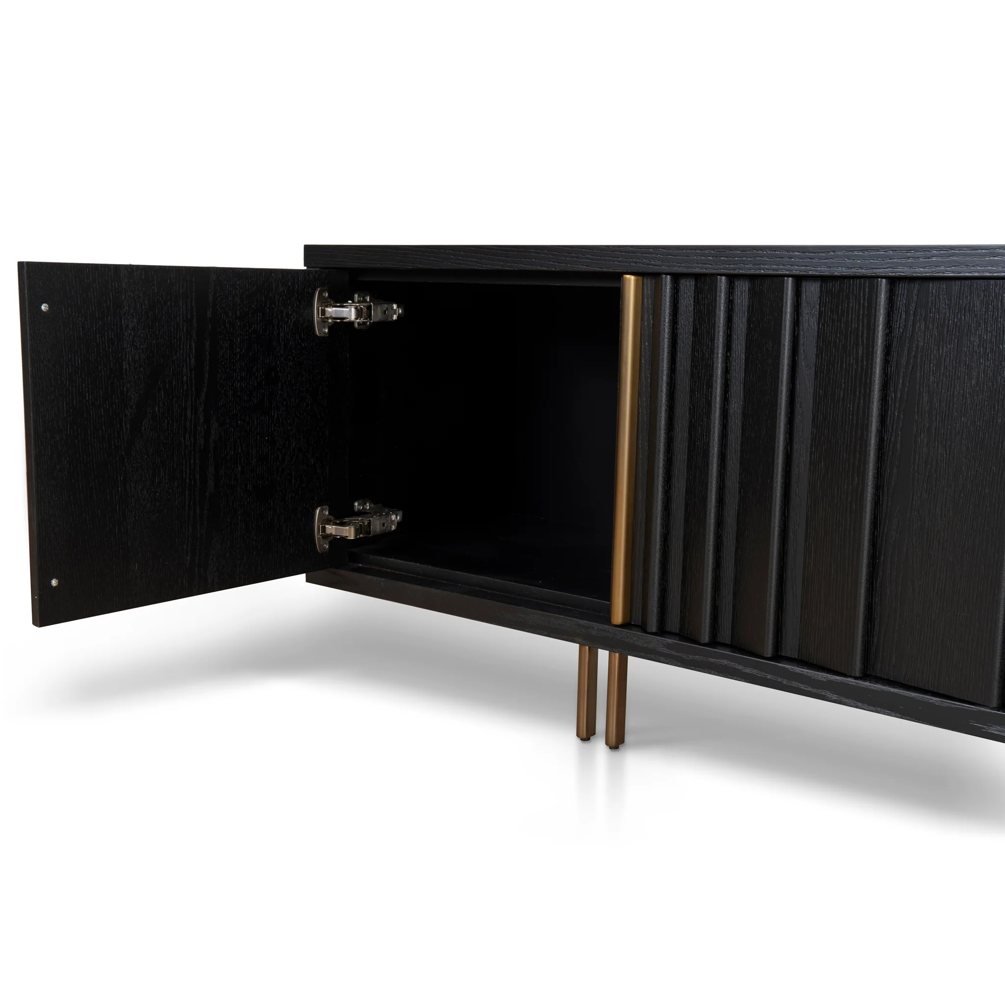 CTV8700-VA 2m TV Entertainment Unit - Textured Espresso Black - Image 16