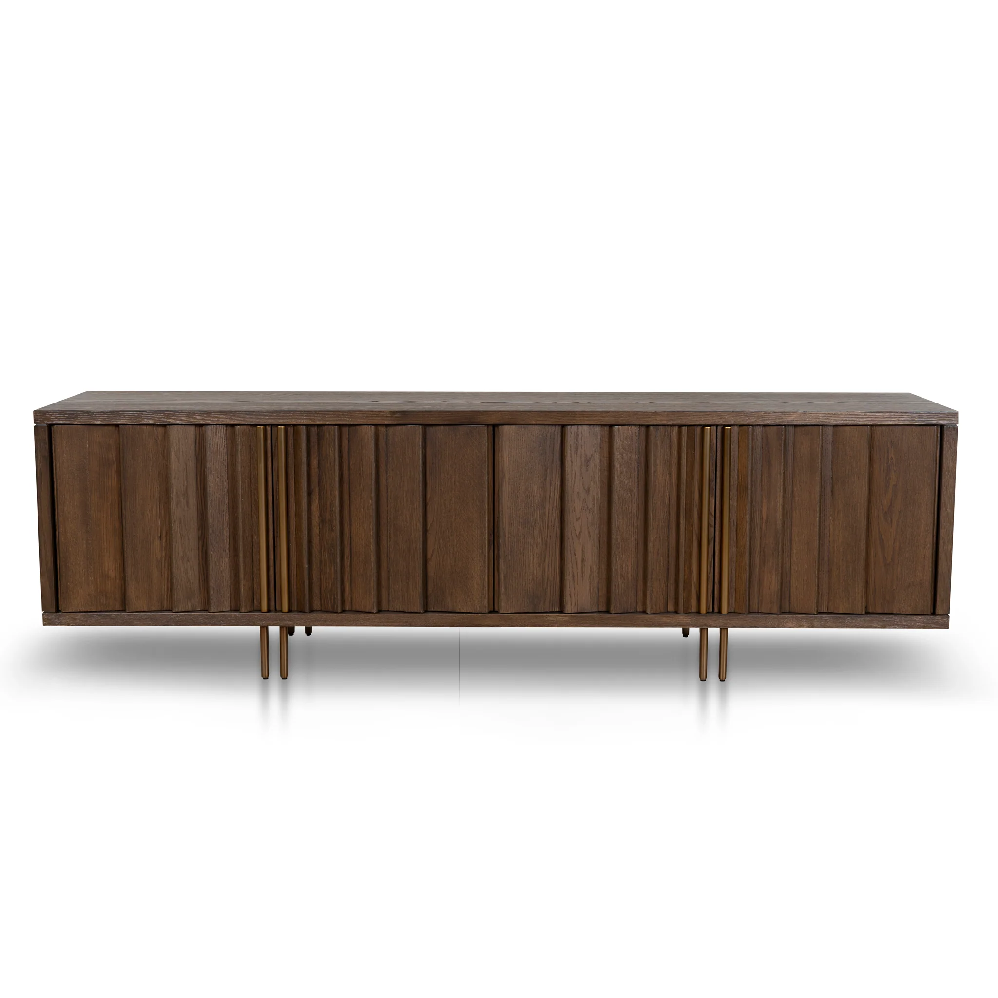 CTV8701-VA 2m TV Entertainment Unit - Caramel Oak - Image 2