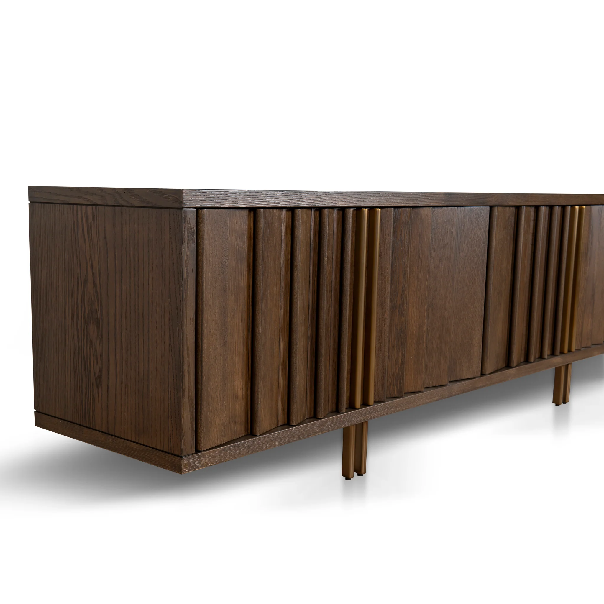 CTV8701-VA 2m TV Entertainment Unit - Caramel Oak - Image 9