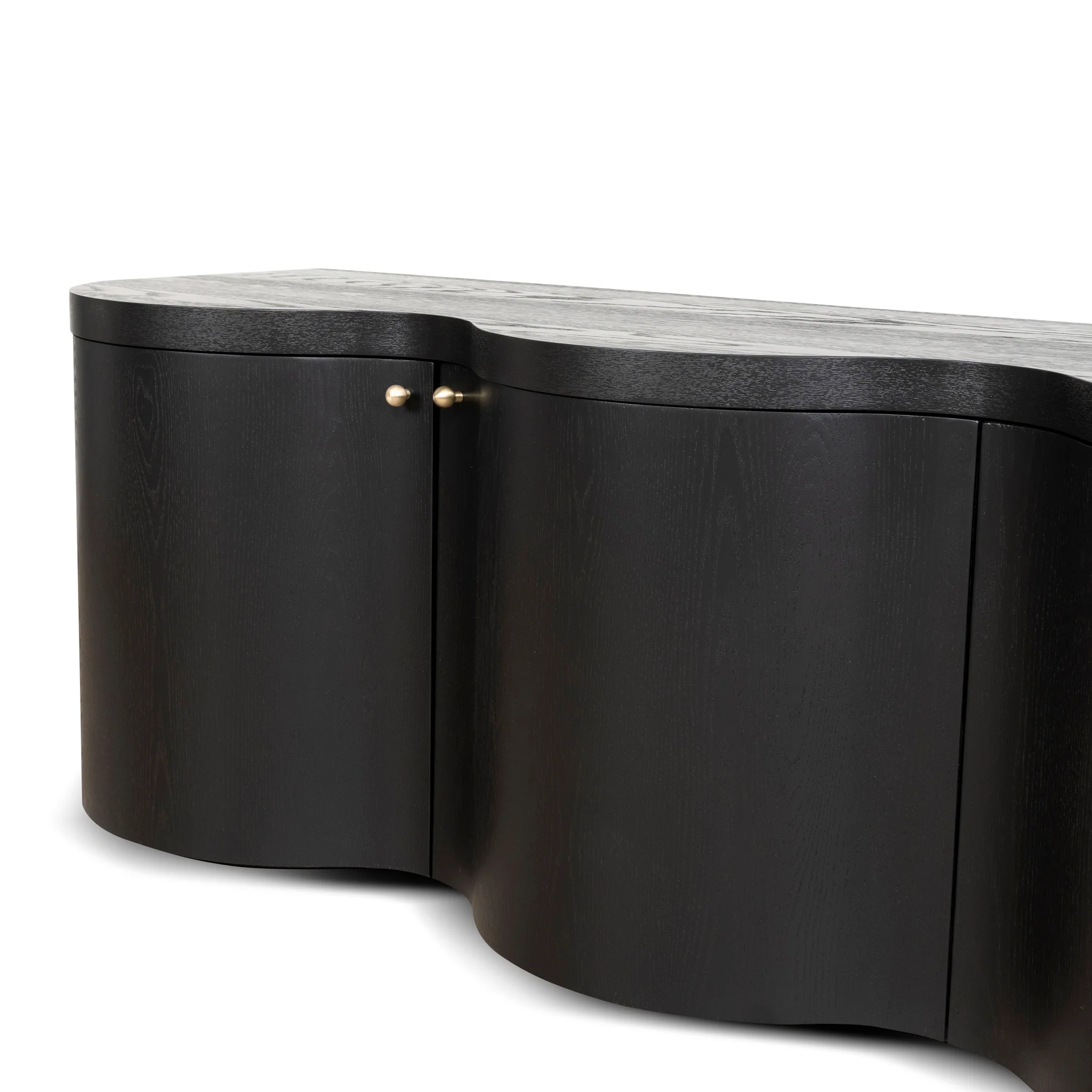 CTV8708-VA 2.15m TV Entertainment Unit - Textured Espresso Black - Image 10
