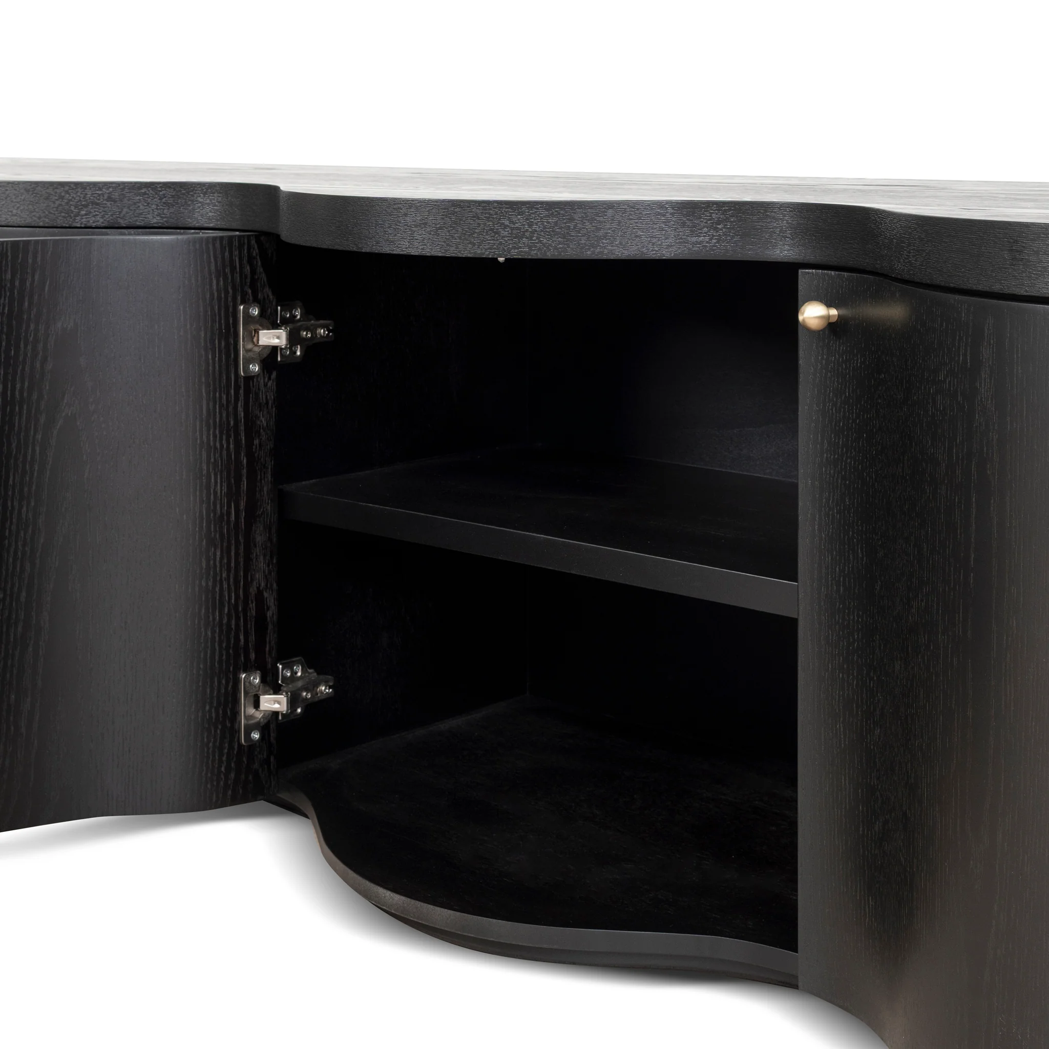 CTV8708-VA 2.15m TV Entertainment Unit - Textured Espresso Black - Image 17