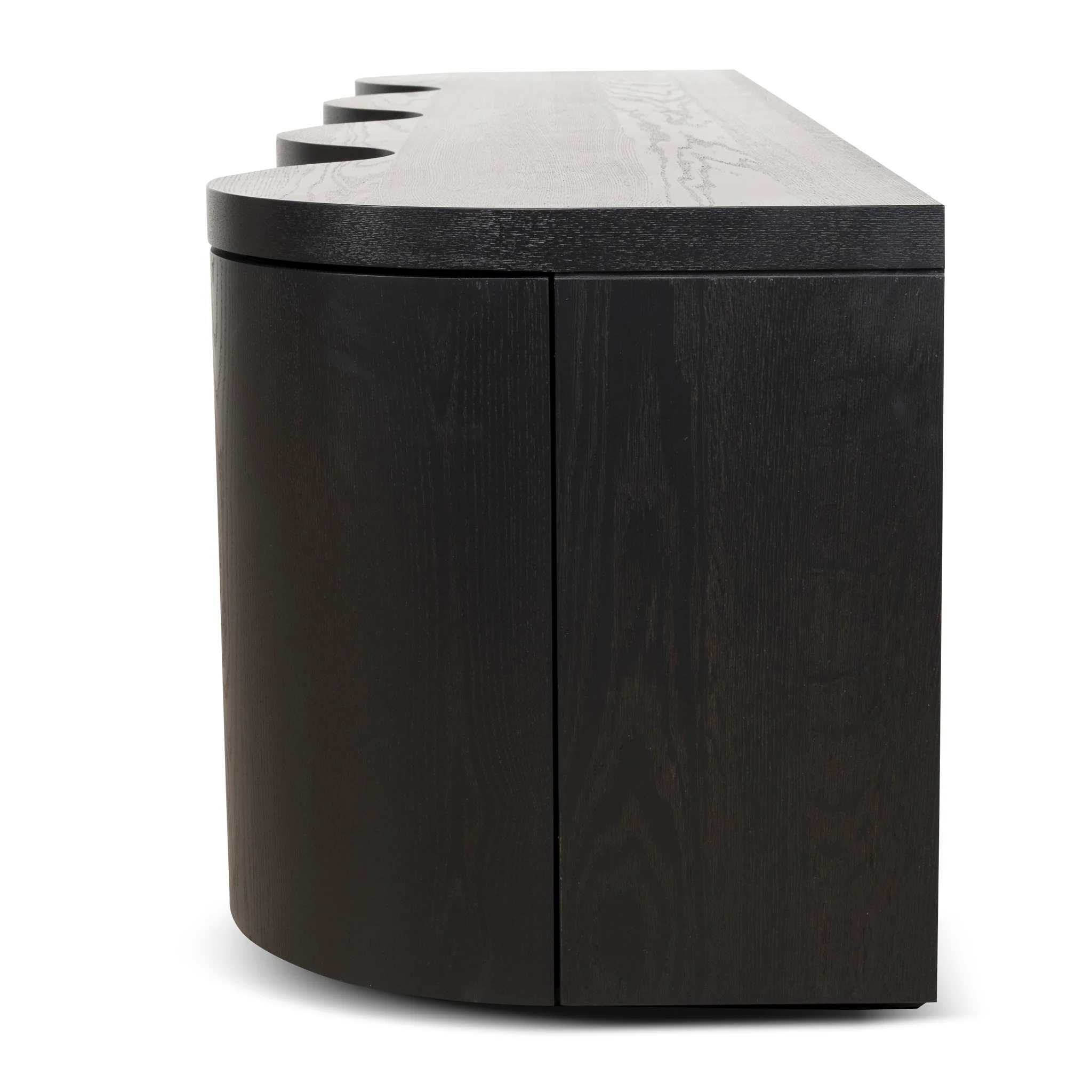CTV8708-VA 2.15m TV Entertainment Unit - Textured Espresso Black - Image 5