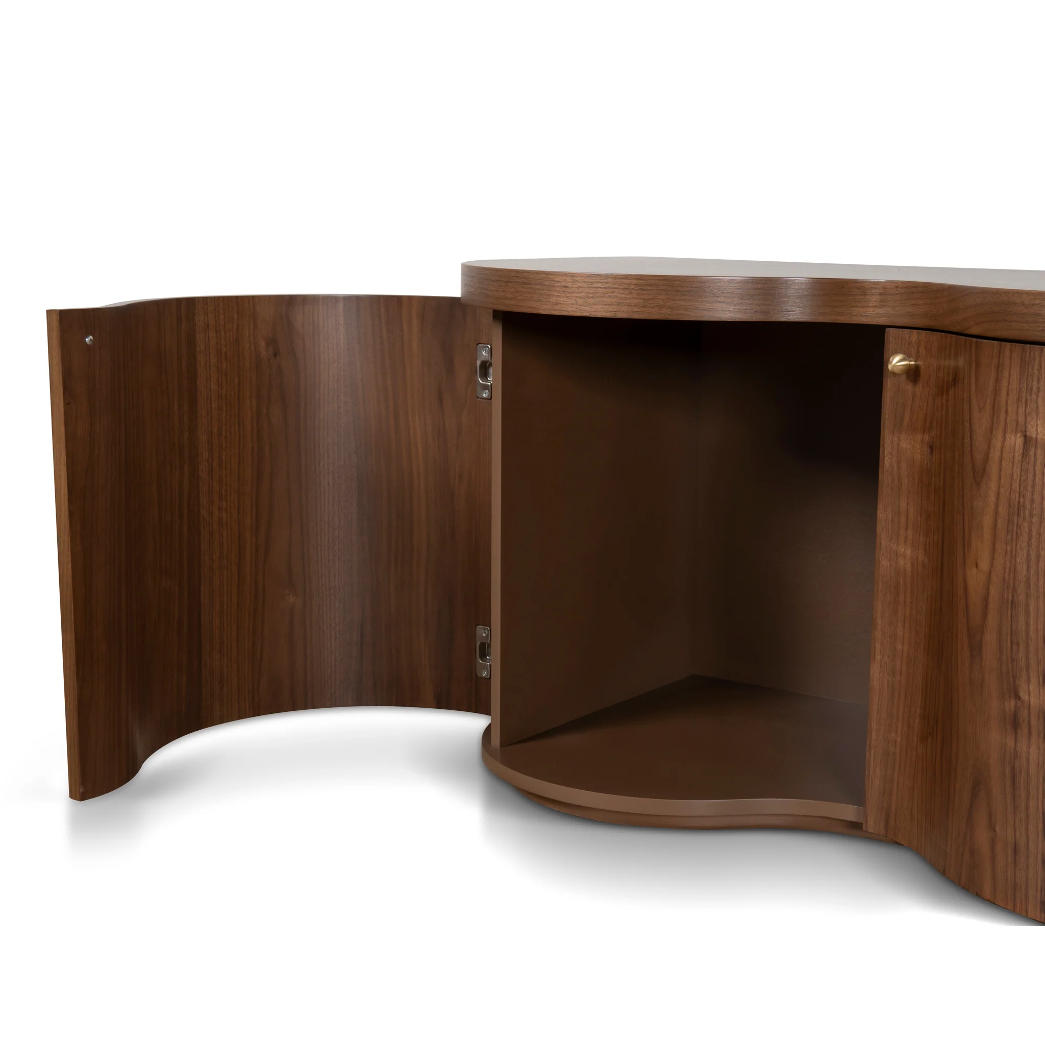 CTV8709-VA 2.15m TV Entertainment Unit - Light Walnut - Image 10