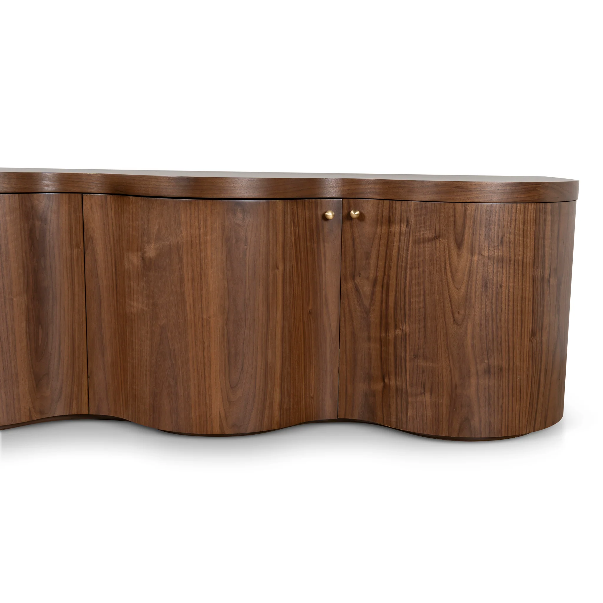 CTV8709-VA 2.15m TV Entertainment Unit - Light Walnut - Image 8