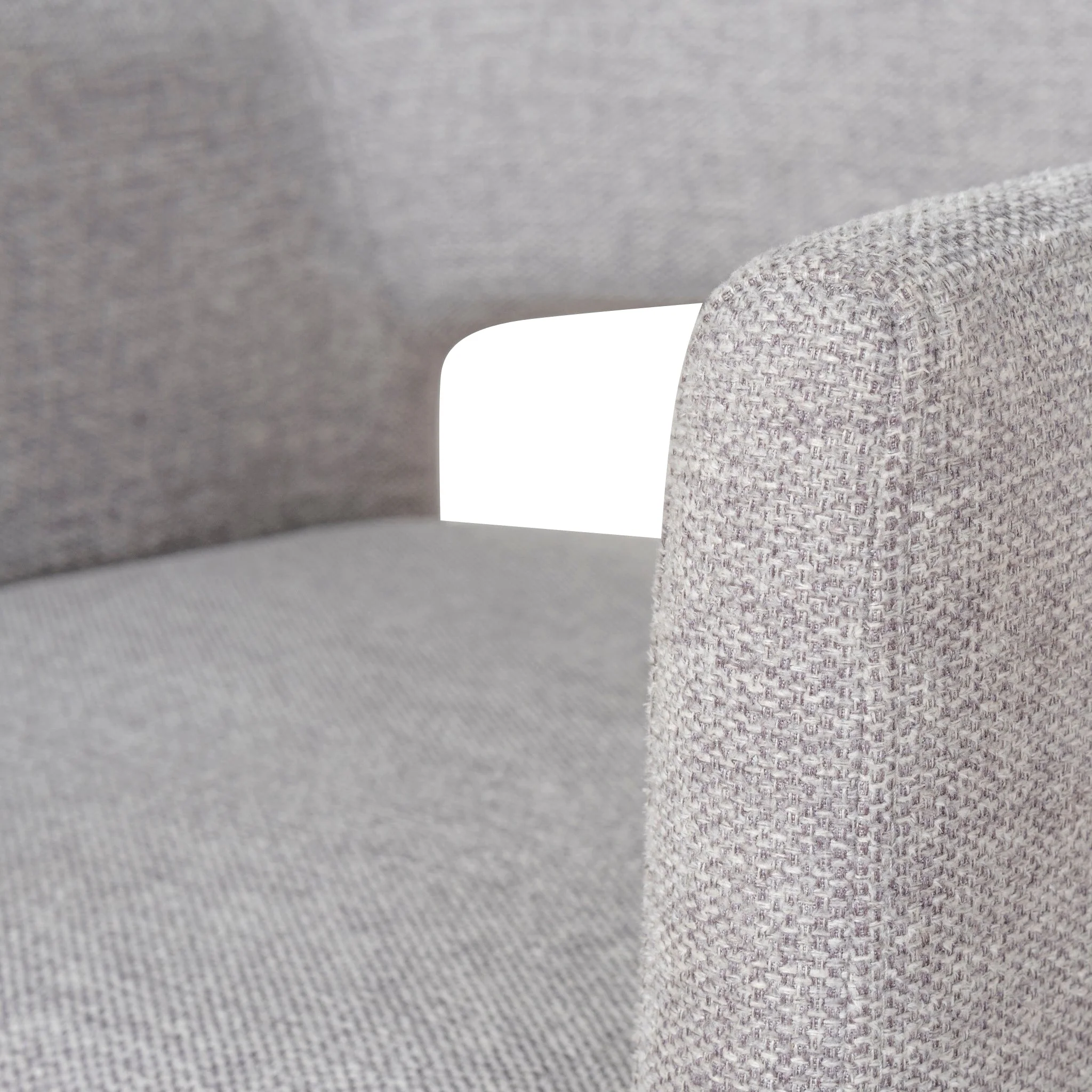 CDC10059-DWx2 Fabric Dining Chair - Spec Cloud Grey (Set of 2) - Image 11