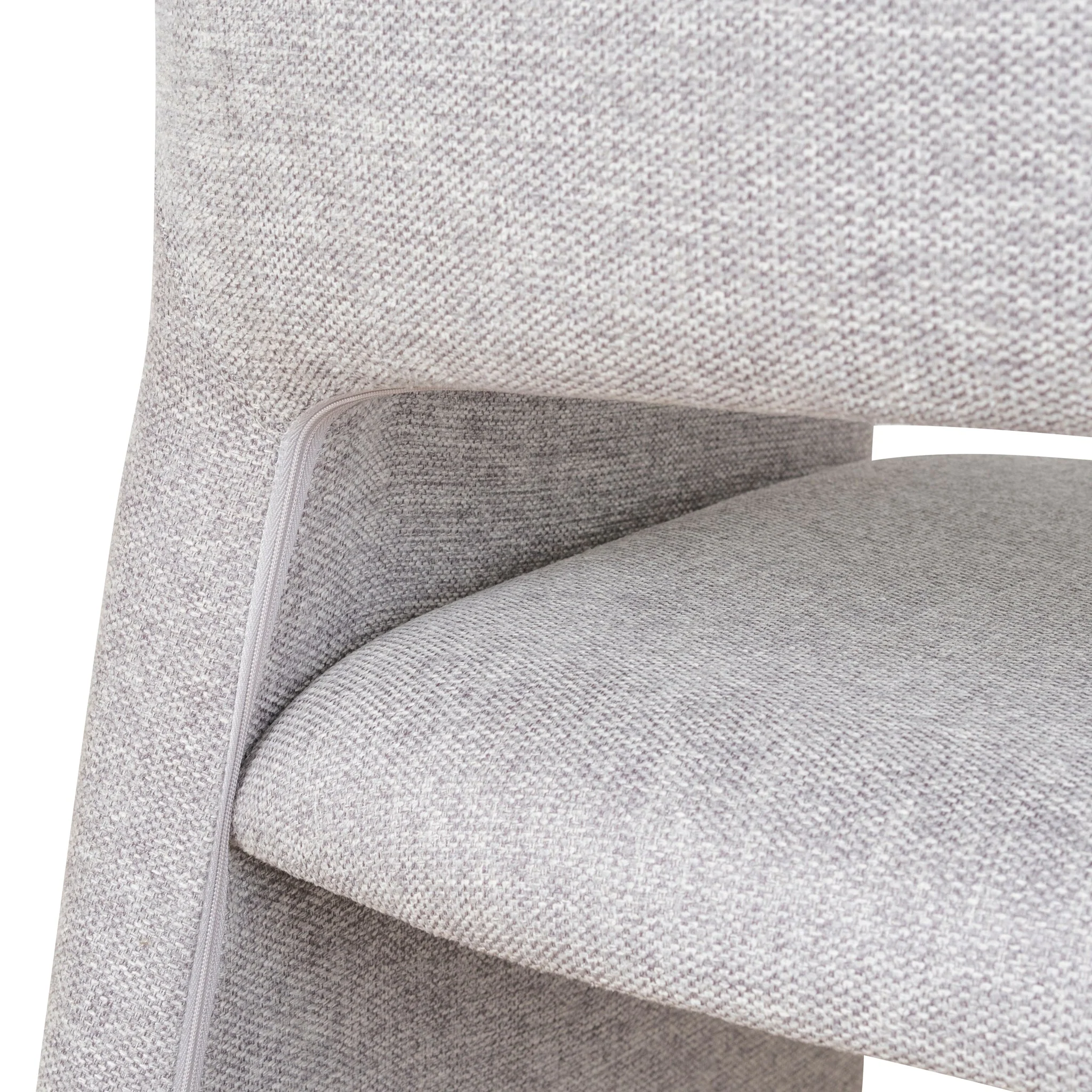 CDC10059-DWx2 Fabric Dining Chair - Spec Cloud Grey (Set of 2) - Image 15