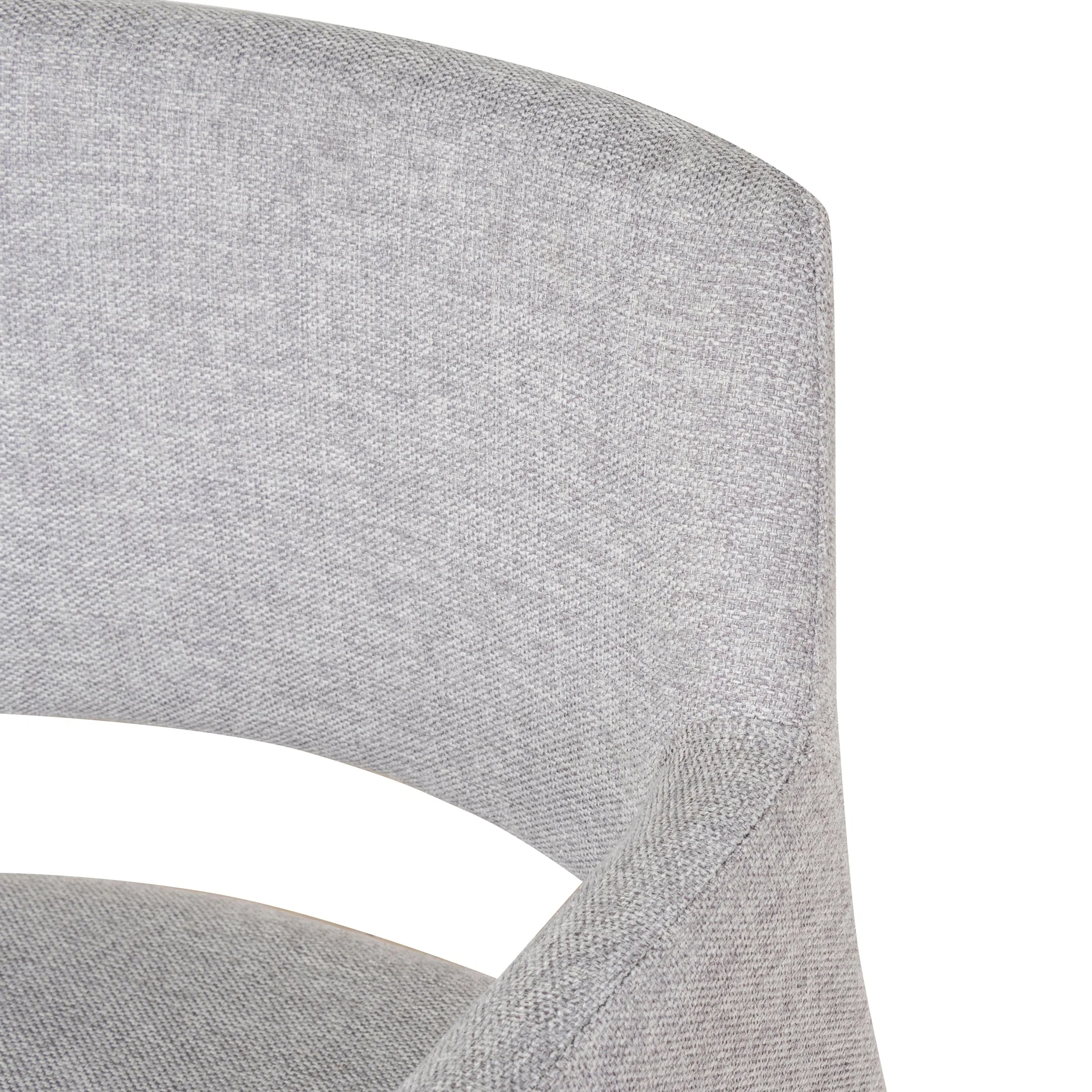 CDC10059-DWx2 Fabric Dining Chair - Spec Cloud Grey (Set of 2) - Image 8