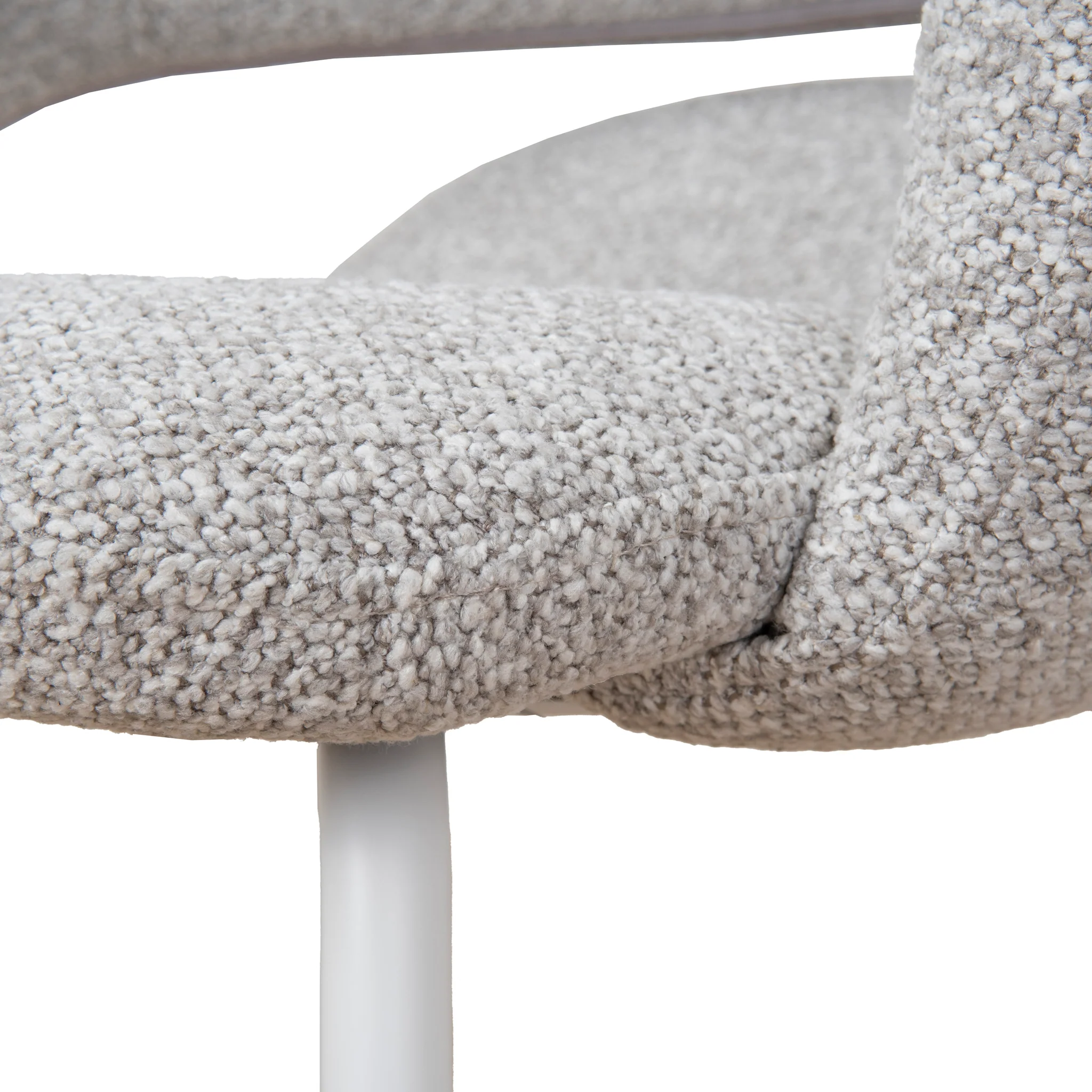 CDC10193-FH White Dining Chair - Clay Grey (Set of 2) - Image 8