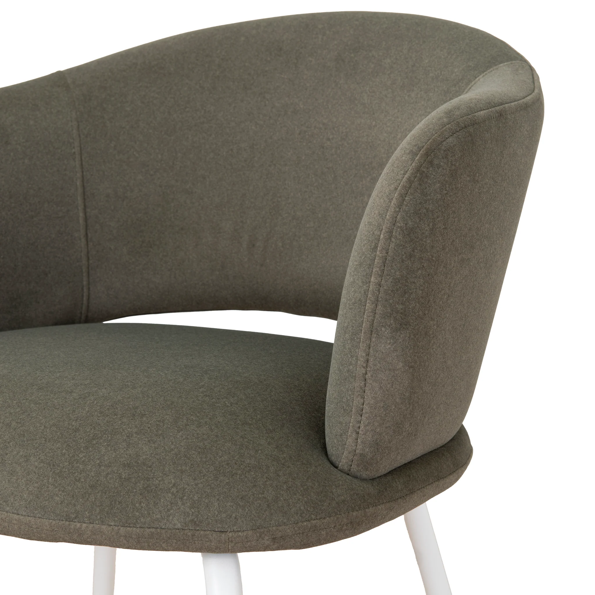 CDC10194-FH White Dining Chair - Dark Moss Green (Set of 2) - Image 10
