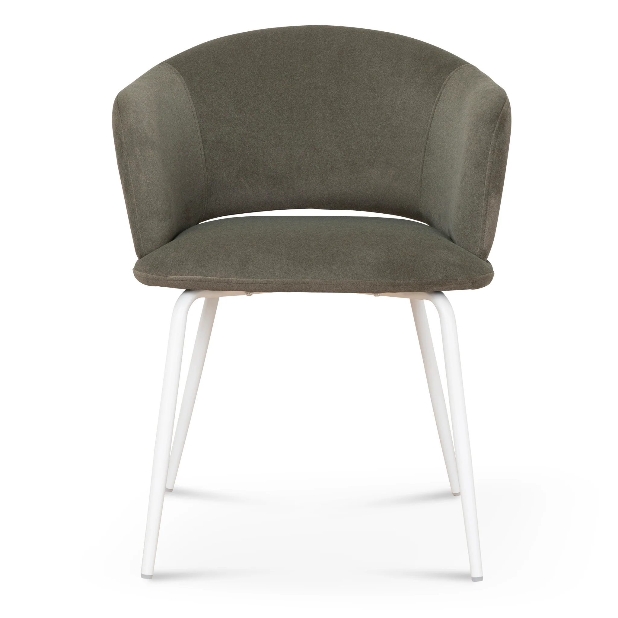 CDC10194-FH White Dining Chair - Dark Moss Green (Set of 2) - Image 2