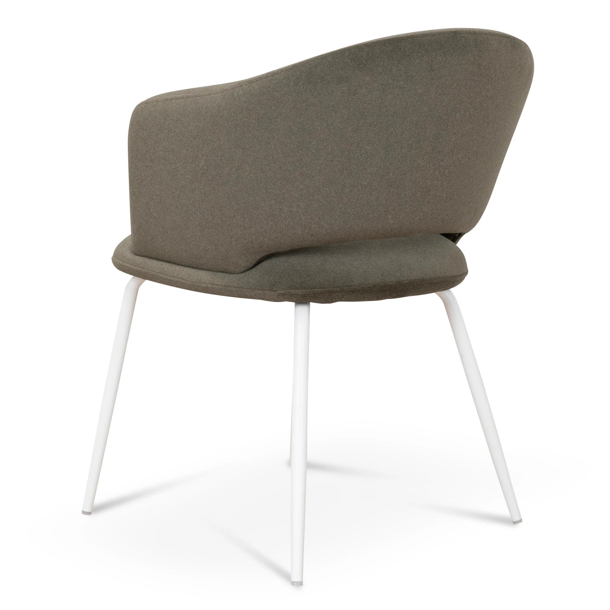 CDC10194-FH White Dining Chair - Dark Moss Green (Set of 2) - Image 5