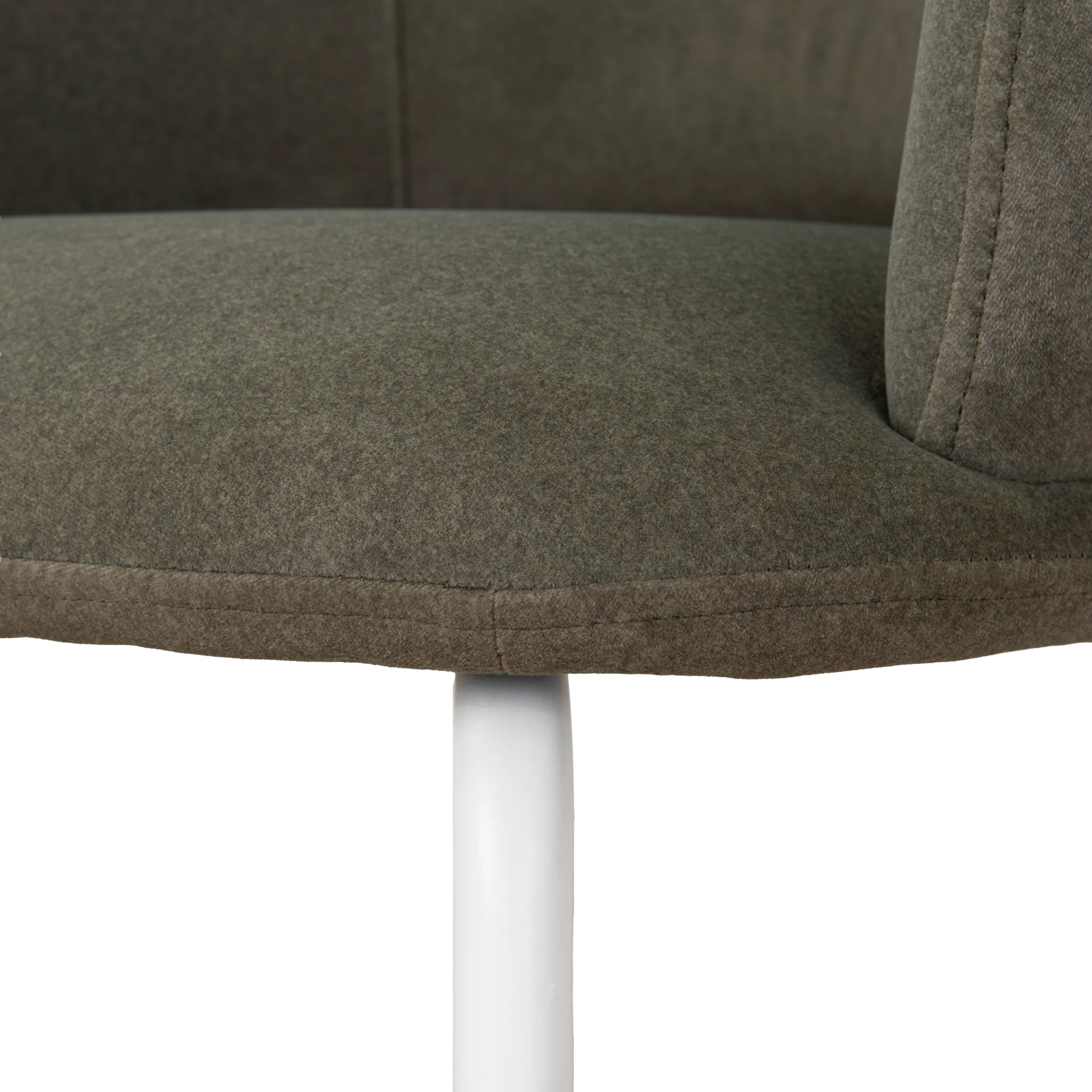 CDC10194-FH White Dining Chair - Dark Moss Green (Set of 2) - Image 7