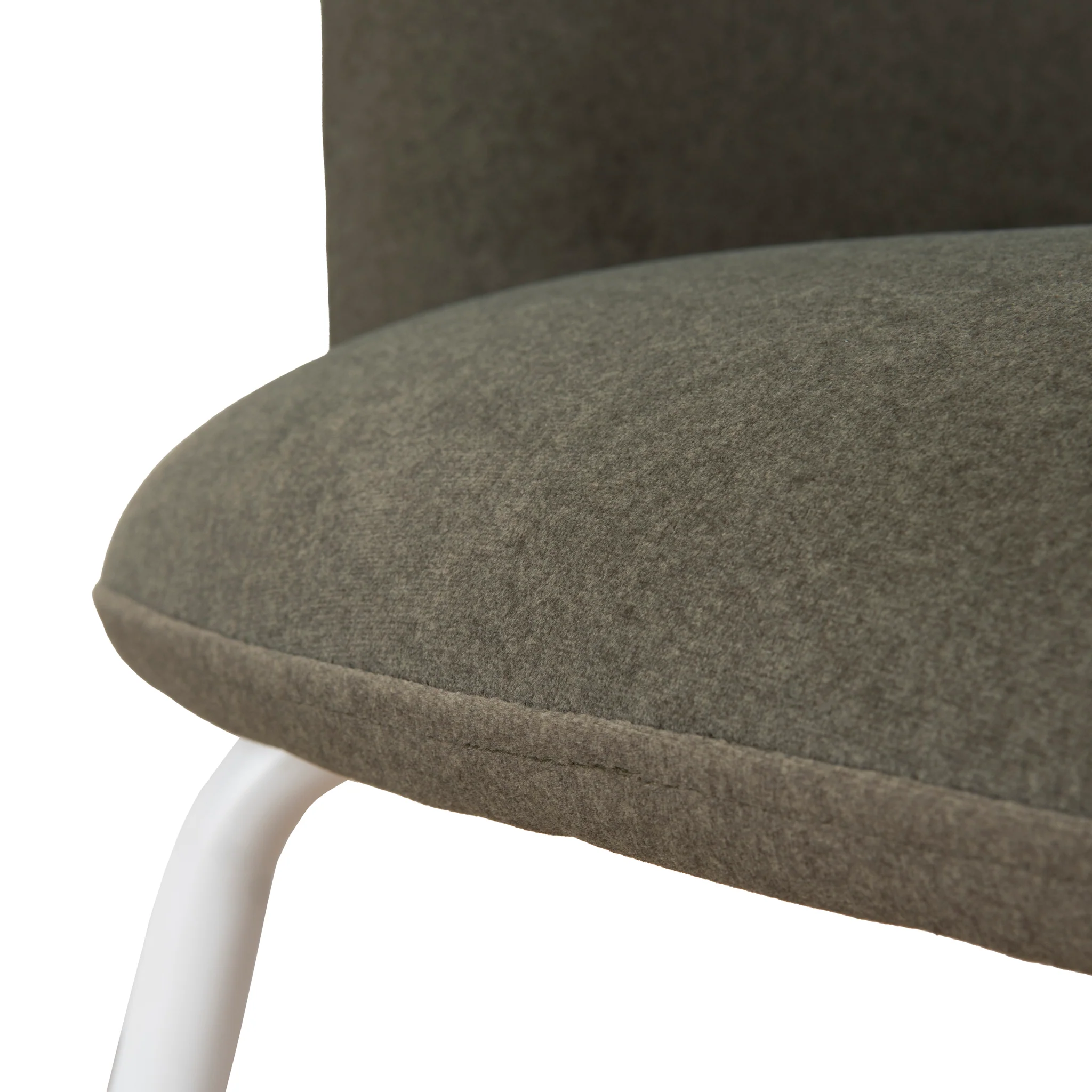 CDC10194-FH White Dining Chair - Dark Moss Green (Set of 2) - Image 8