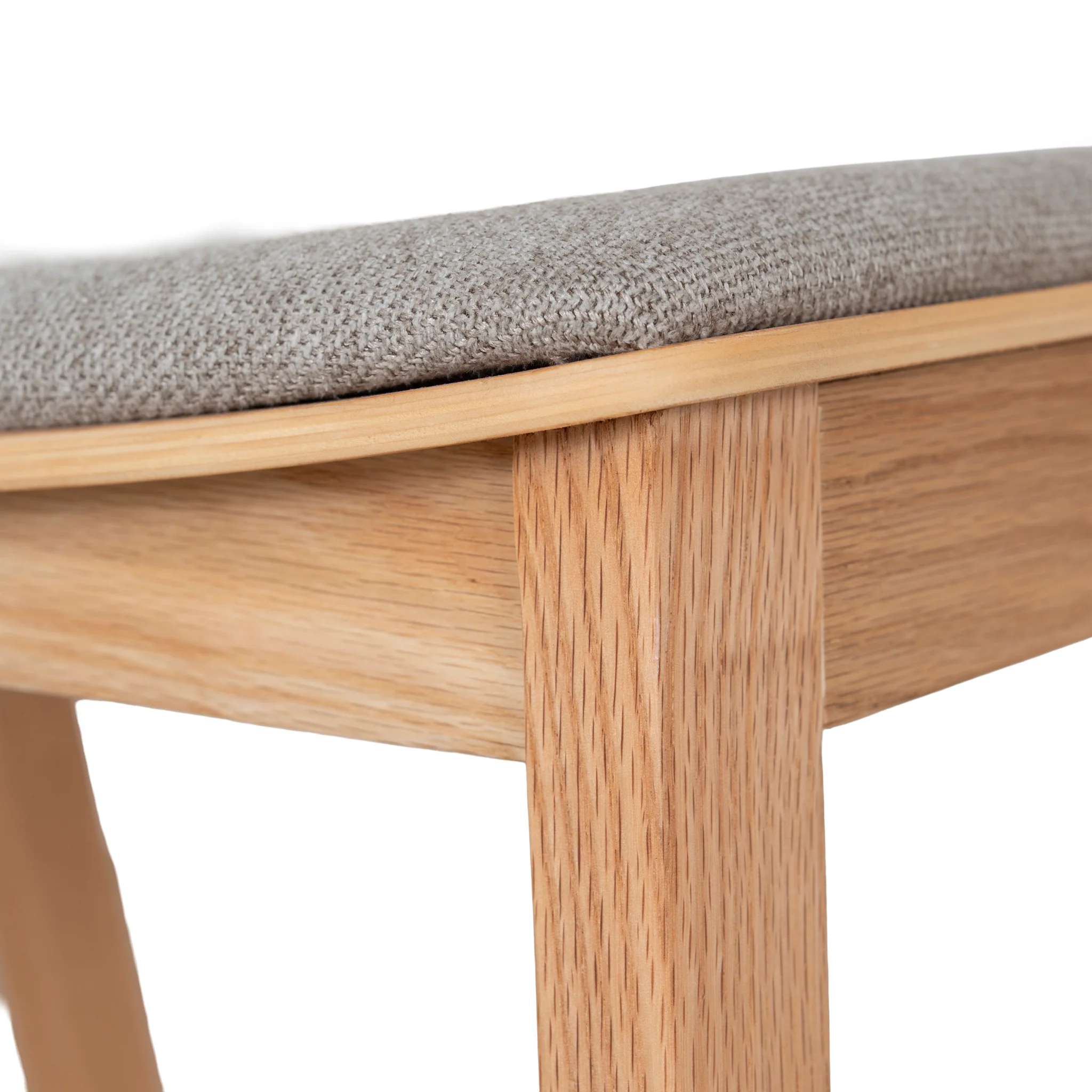 CDC10291-SD Natural Dining Chair - Grey Seat (Set of 2) - Image 9