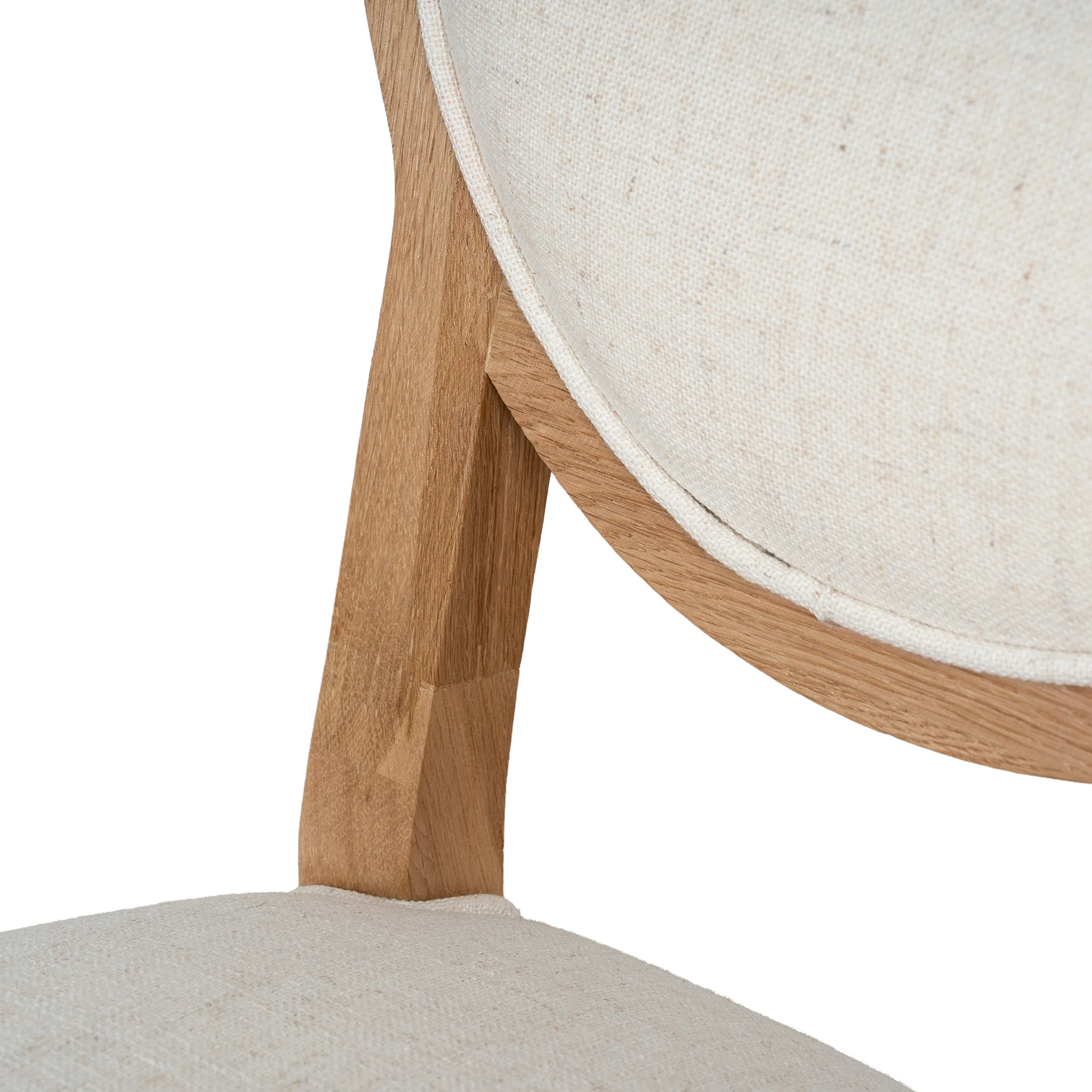 DC10562-LJ Natural Dining Chair - Dawn Beige (Set of 2) - Image 11