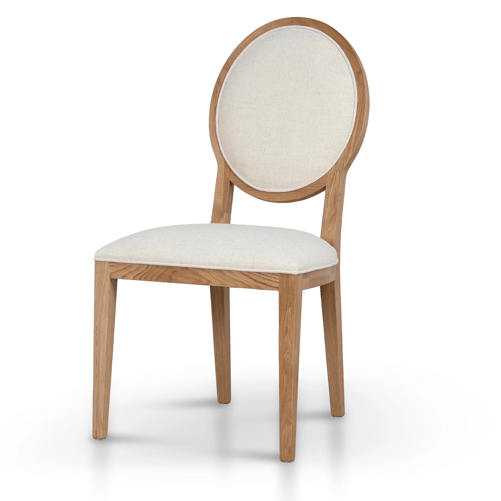 DC10562-LJ Natural Dining Chair - Dawn Beige (Set of 2) - Image 3