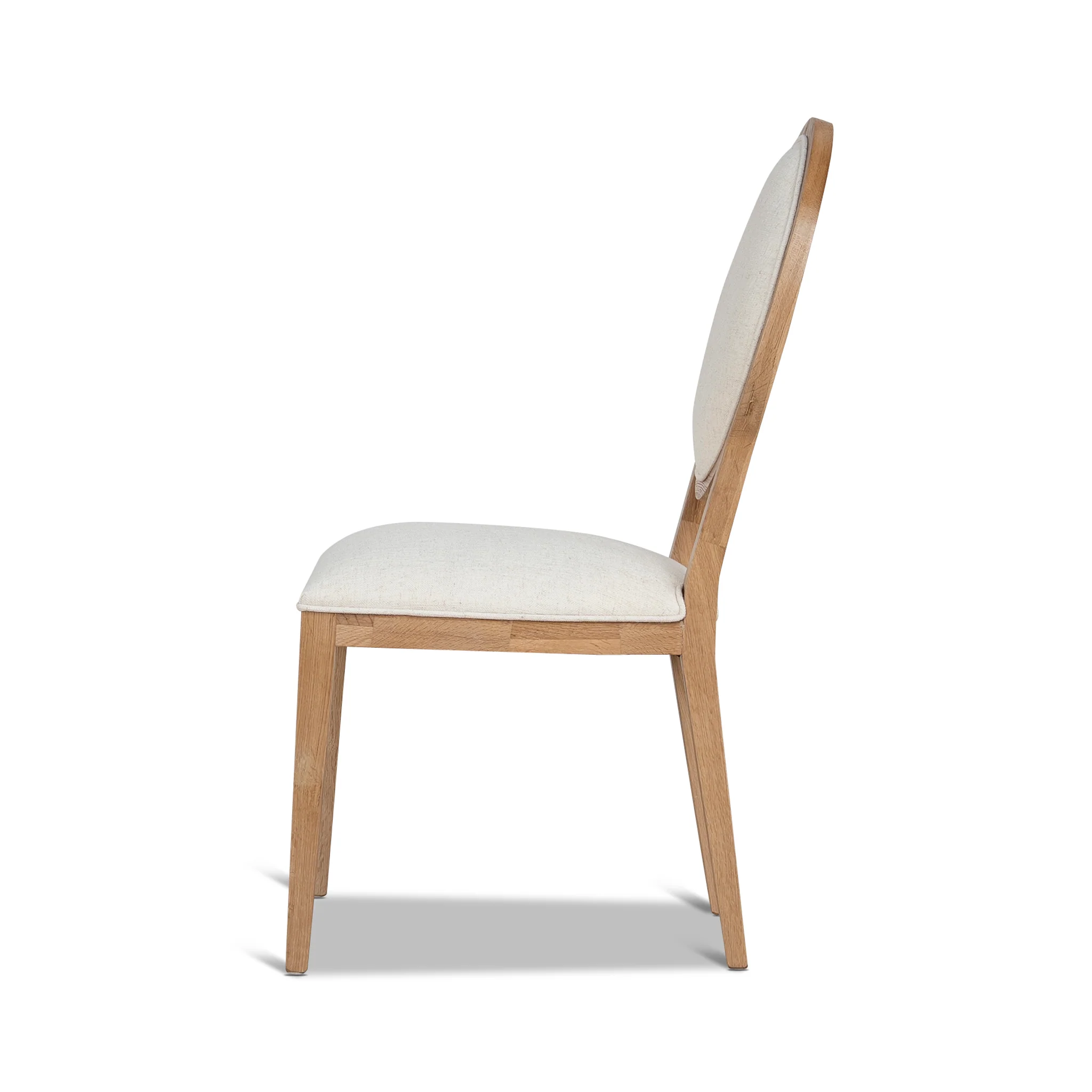 DC10562-LJ Natural Dining Chair - Dawn Beige (Set of 2) - Image 4