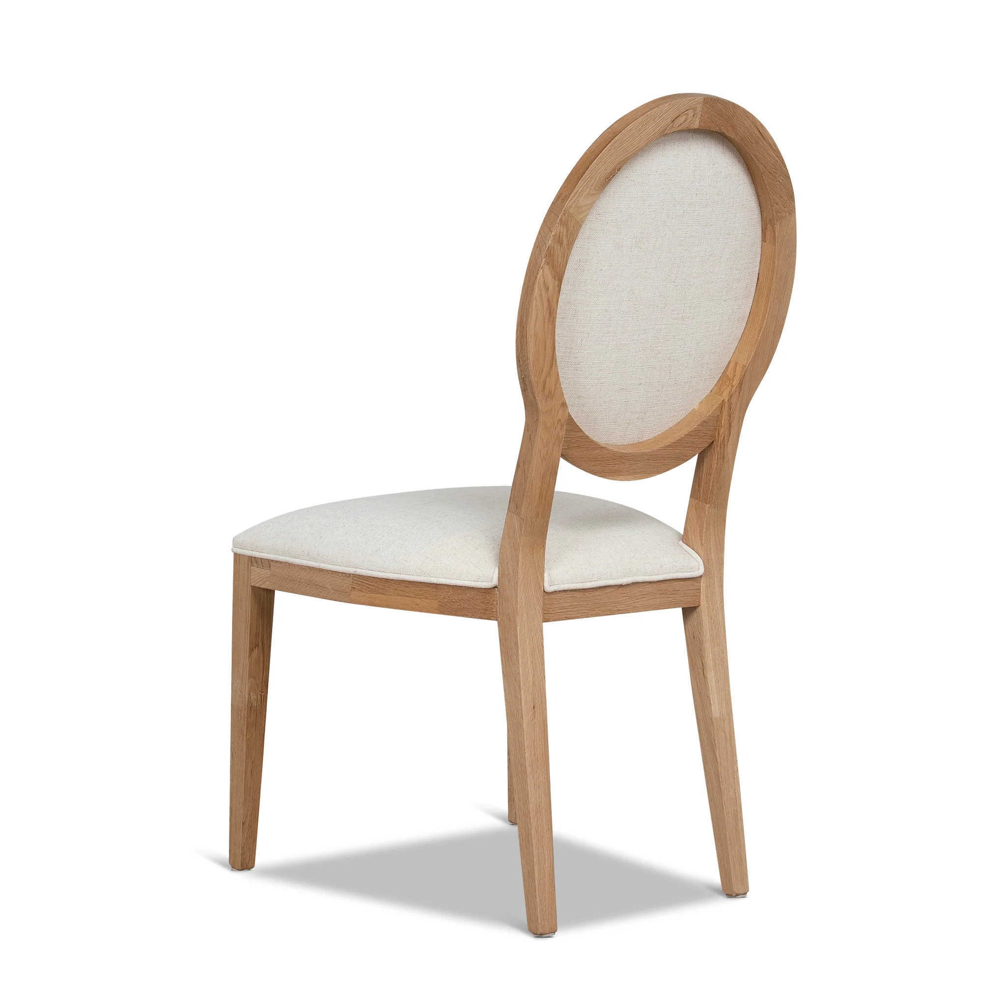 DC10562-LJ Natural Dining Chair - Dawn Beige (Set of 2) - Image 5