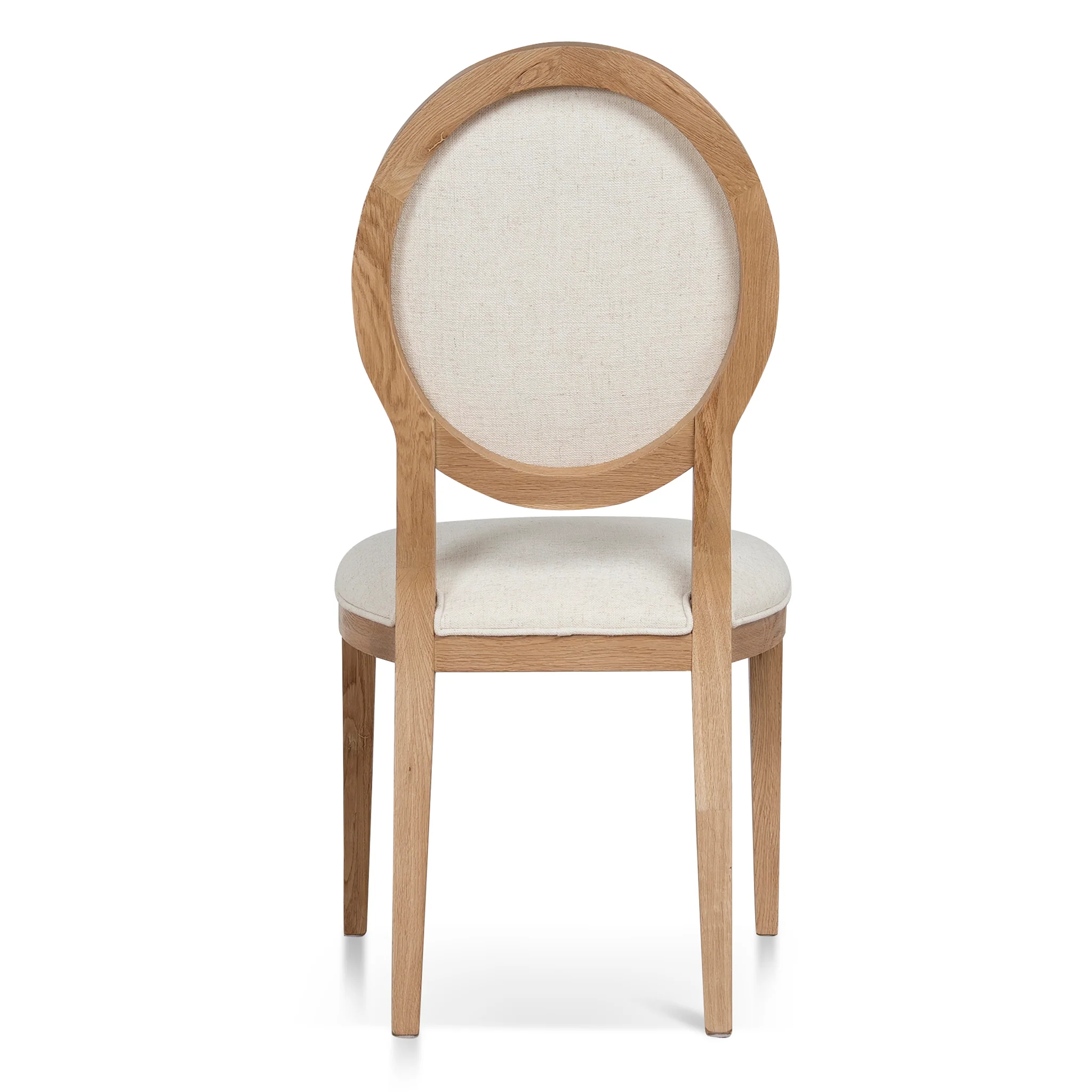 DC10562-LJ Natural Dining Chair - Dawn Beige (Set of 2) - Image 6