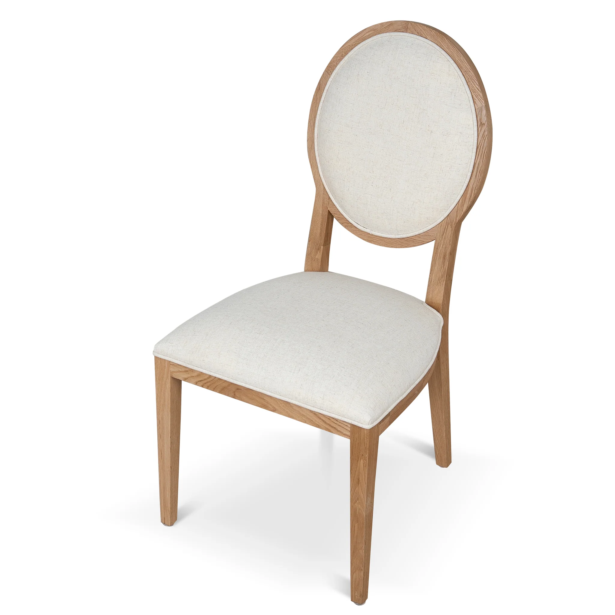 DC10562-LJ Natural Dining Chair - Dawn Beige (Set of 2) - Image 7